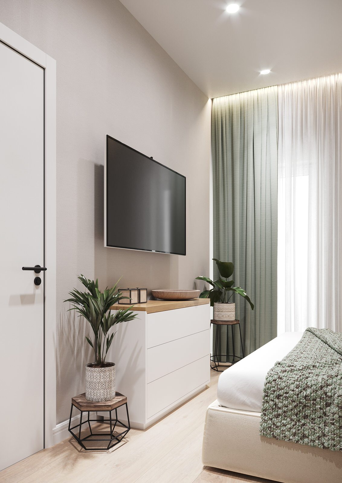Innenarchitektur einer kleinen Wohnung