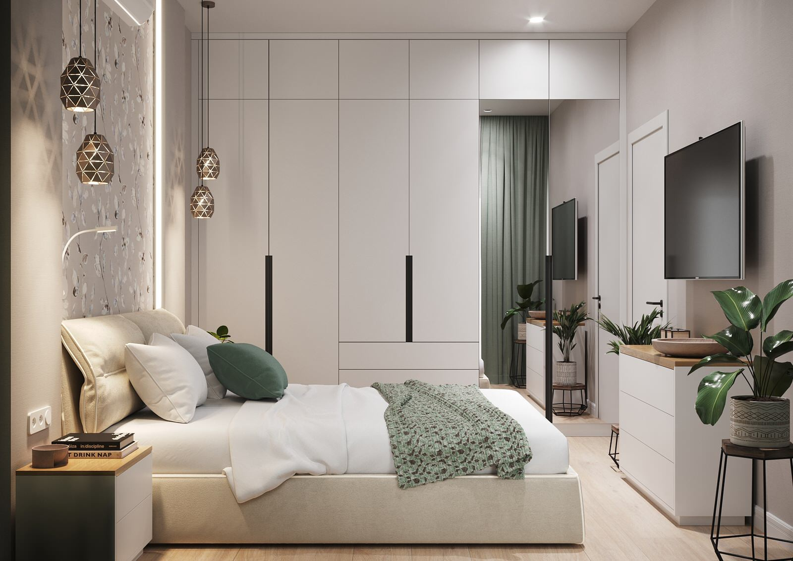Innenarchitektur einer kleinen Wohnung