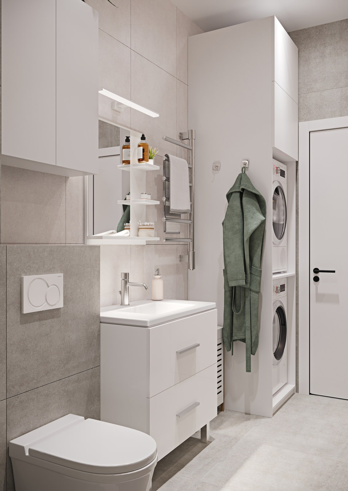 Innenarchitektur einer kleinen Wohnung
