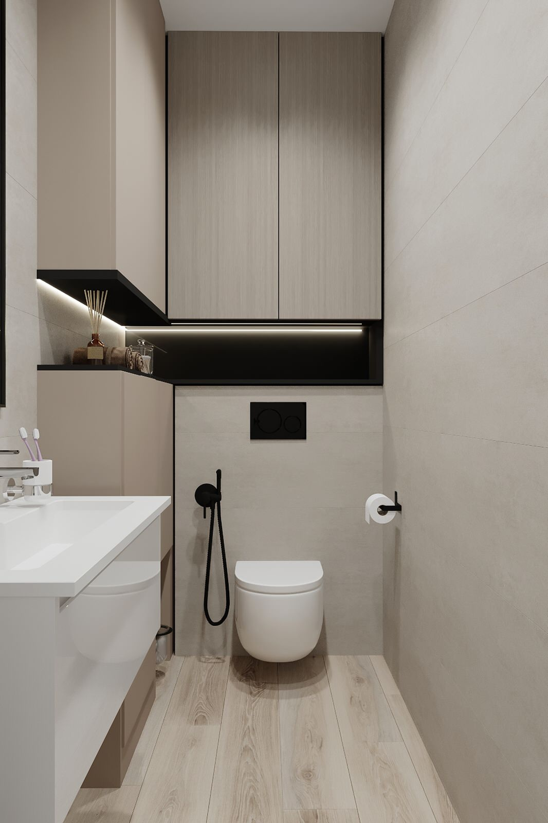 Minimalist apartment 120 m2