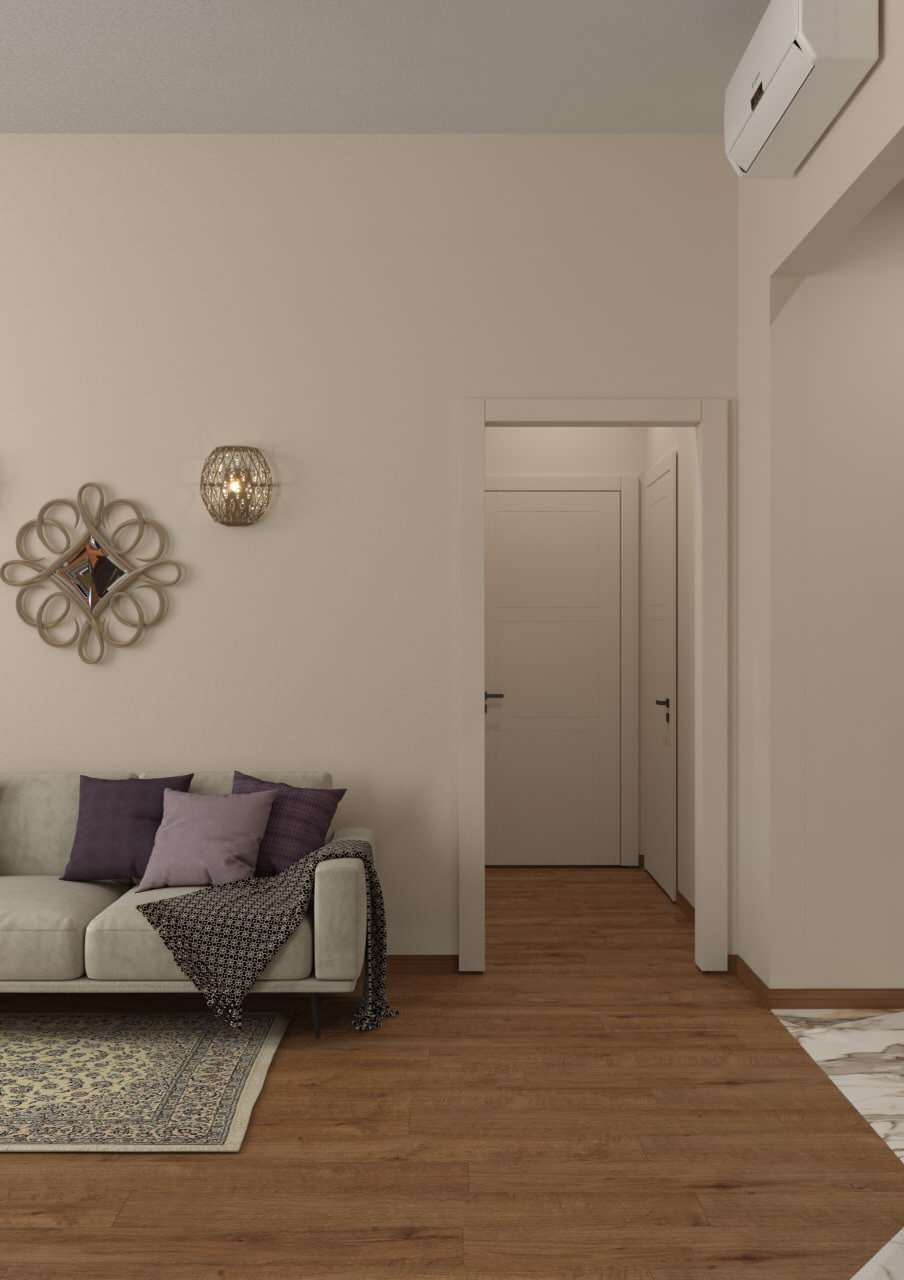 Apartment in a new house
