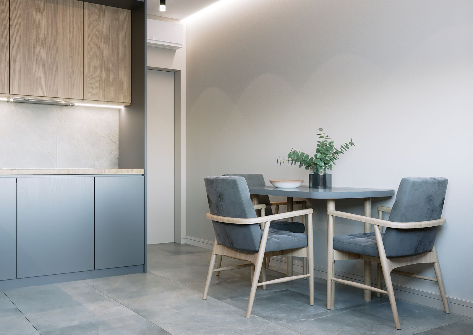 Обложка проекта: Two-room apartment for a single man