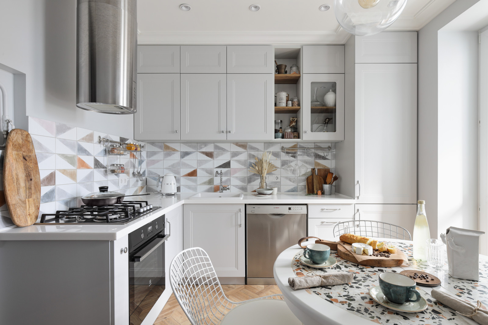 Chic interior for young couple