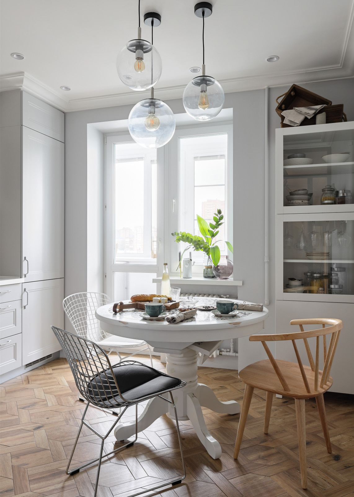 Chic interior for young couple