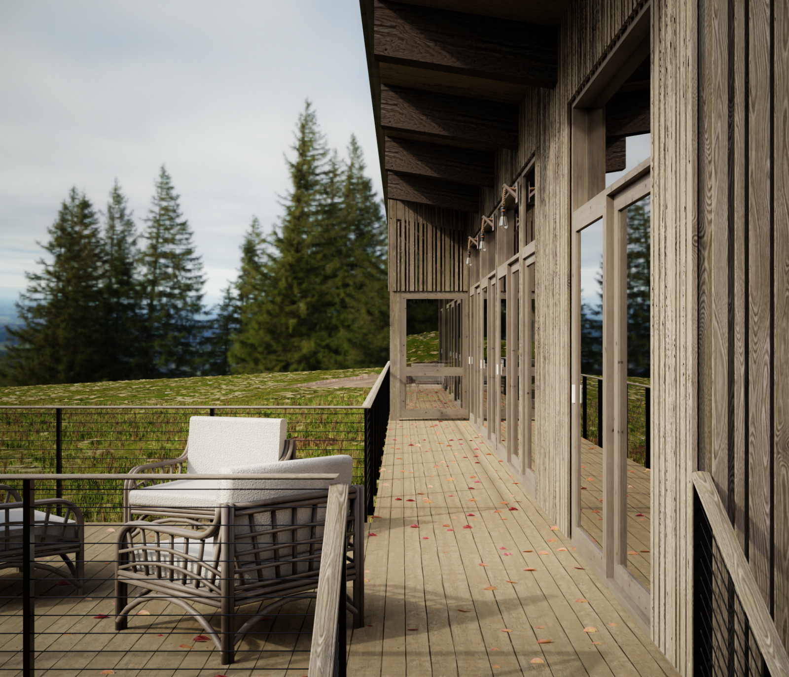 The wood house