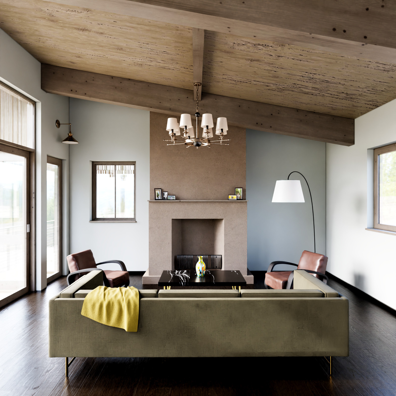 The wood house