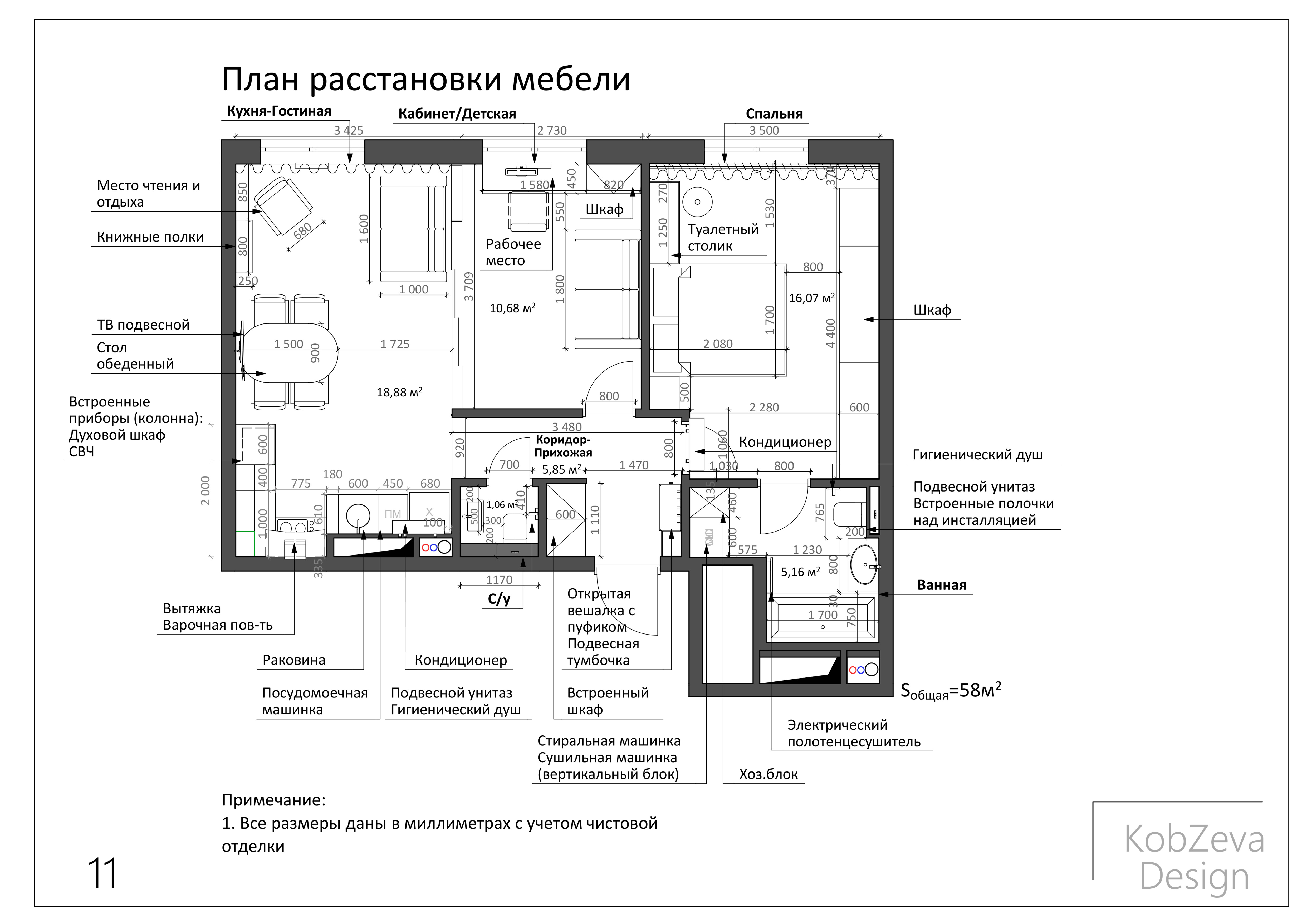 Квартира для самообеспеченной девушки. ЖК "Серебряный фонтан"