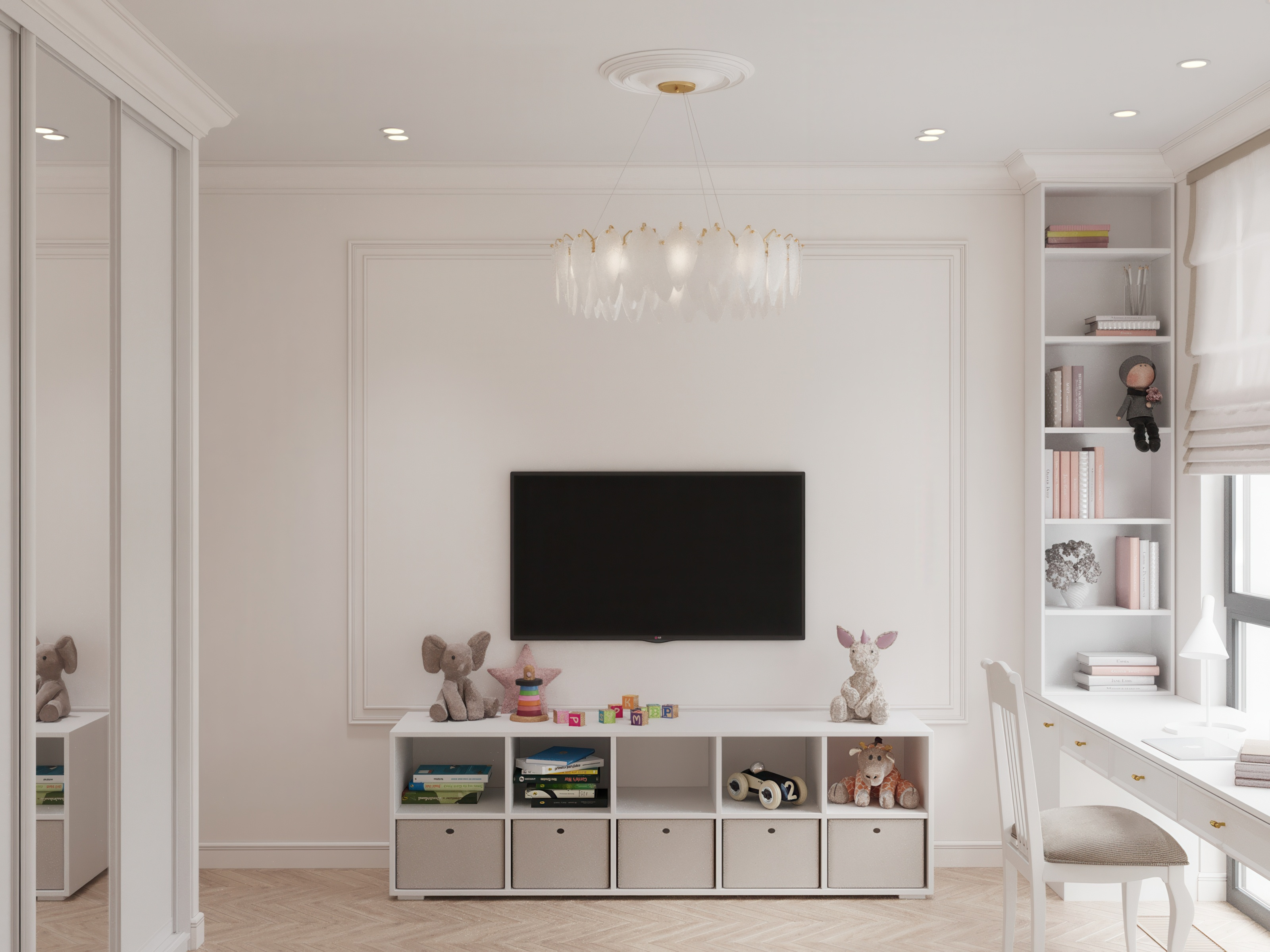 "Белым бело"_ЖК "Резиденция Сколково"_88м2