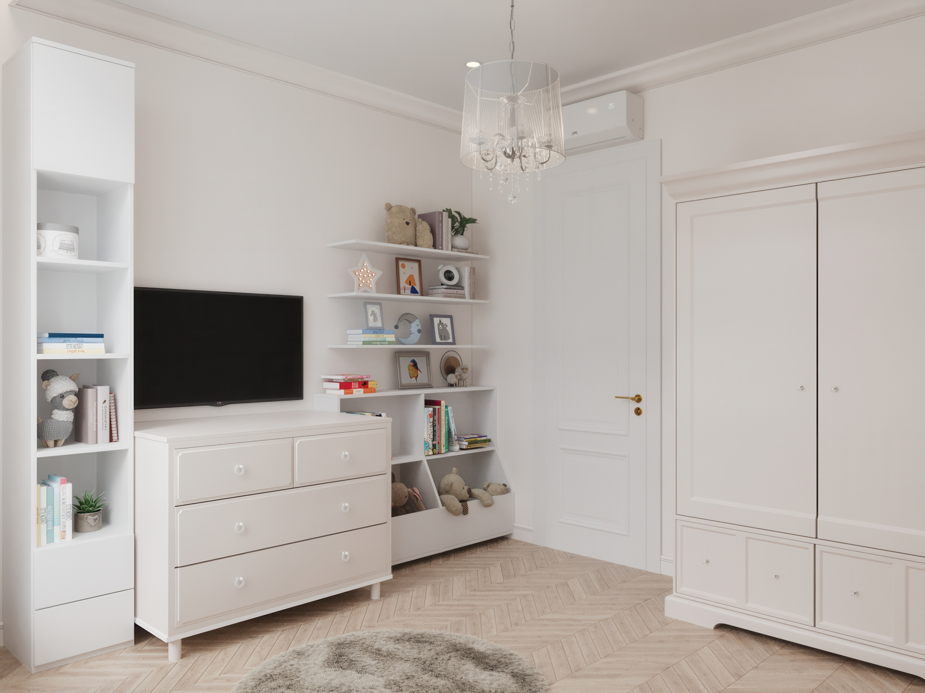 "Белым бело"_ЖК "Резиденция Сколково"_88м2