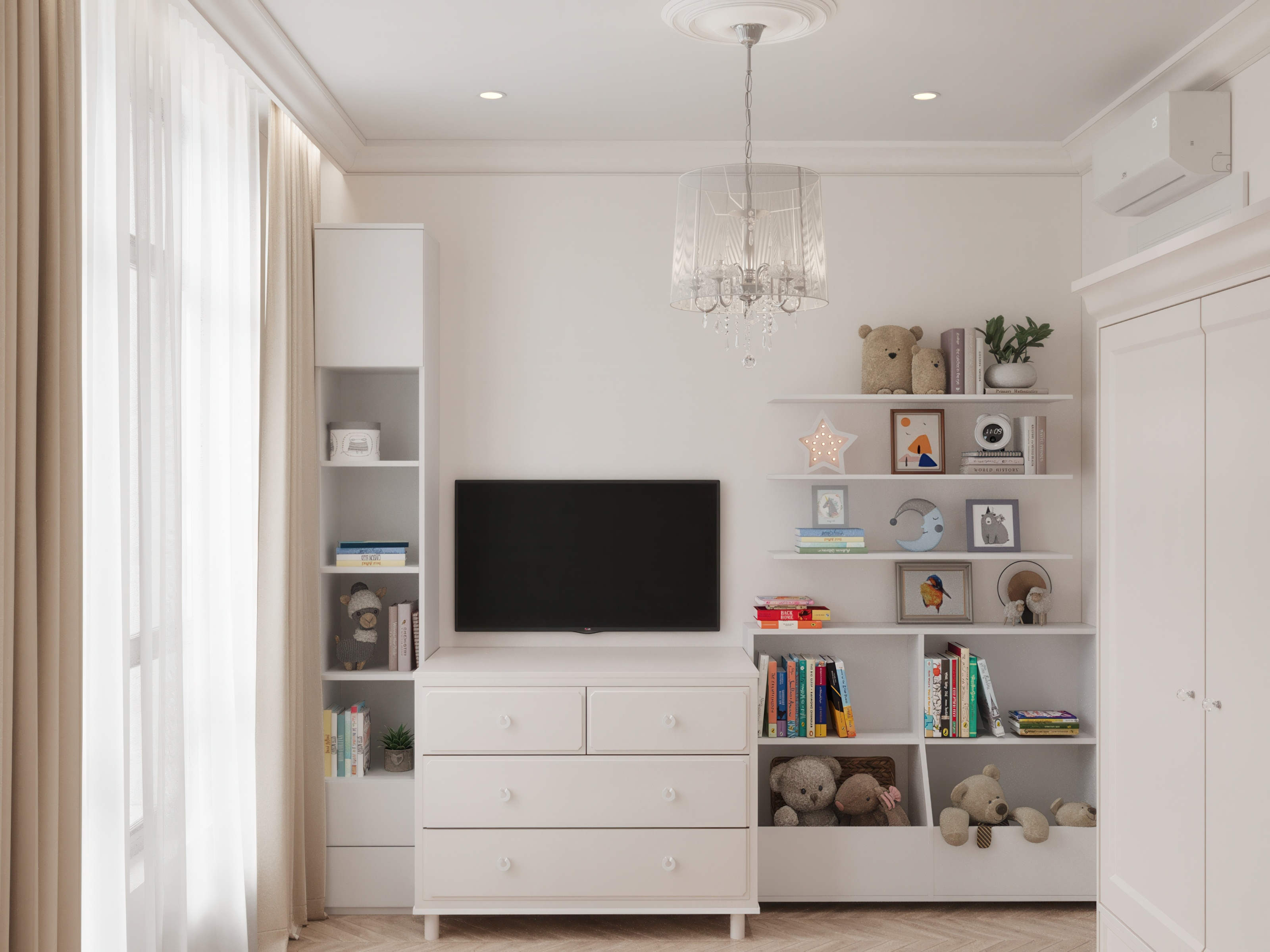 "Белым бело"_ЖК "Резиденция Сколково"_88м2