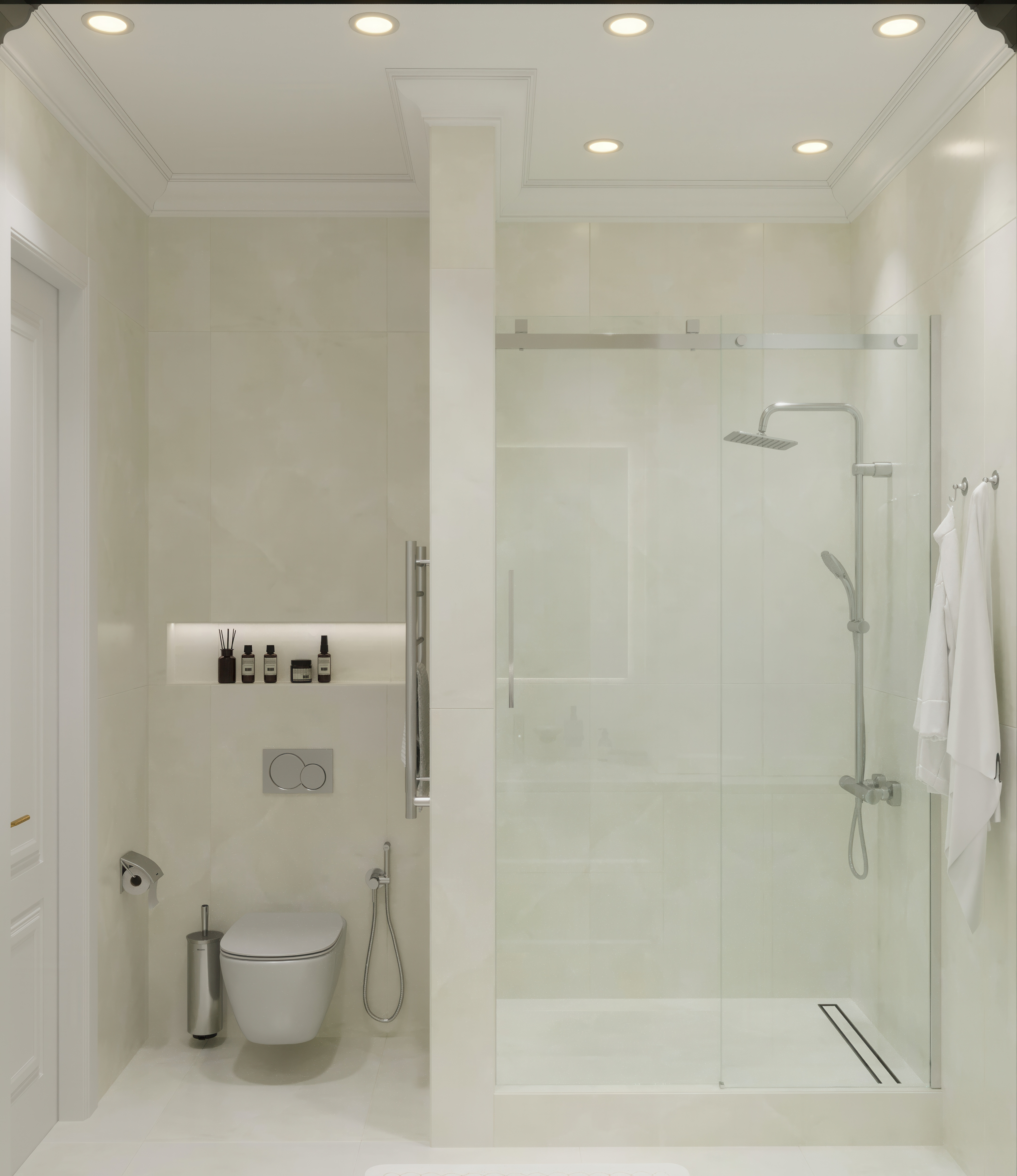 "Белым бело"_ЖК "Резиденция Сколково"_88м2