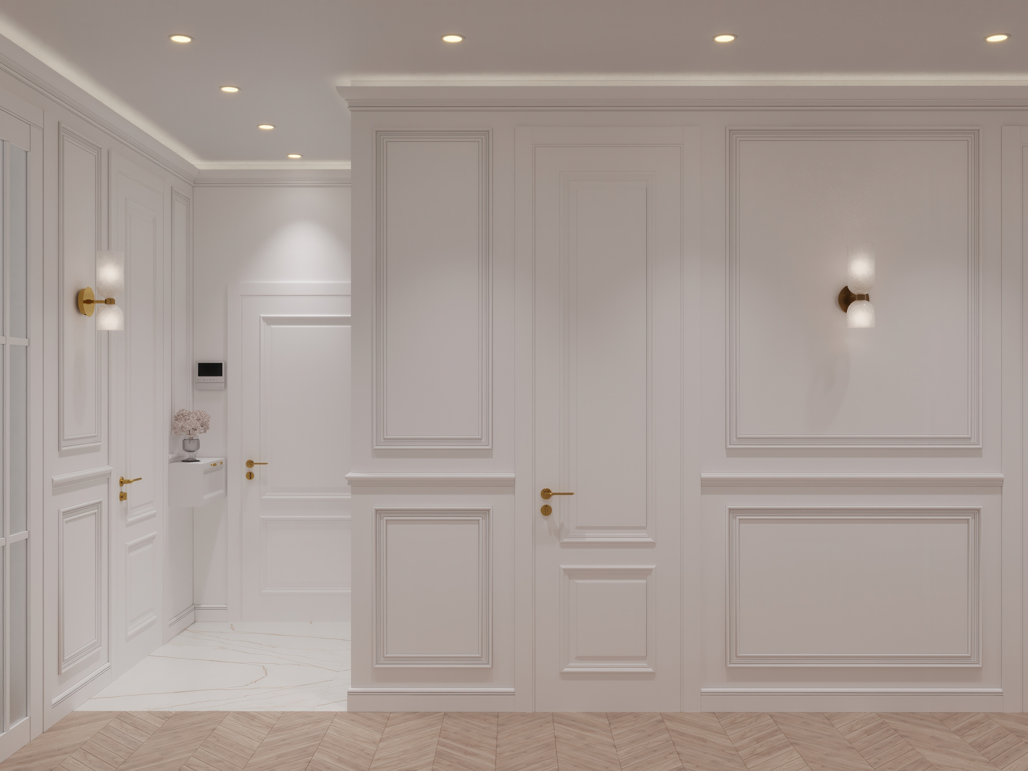 "Белым бело"_ЖК "Резиденция Сколково"_88м2