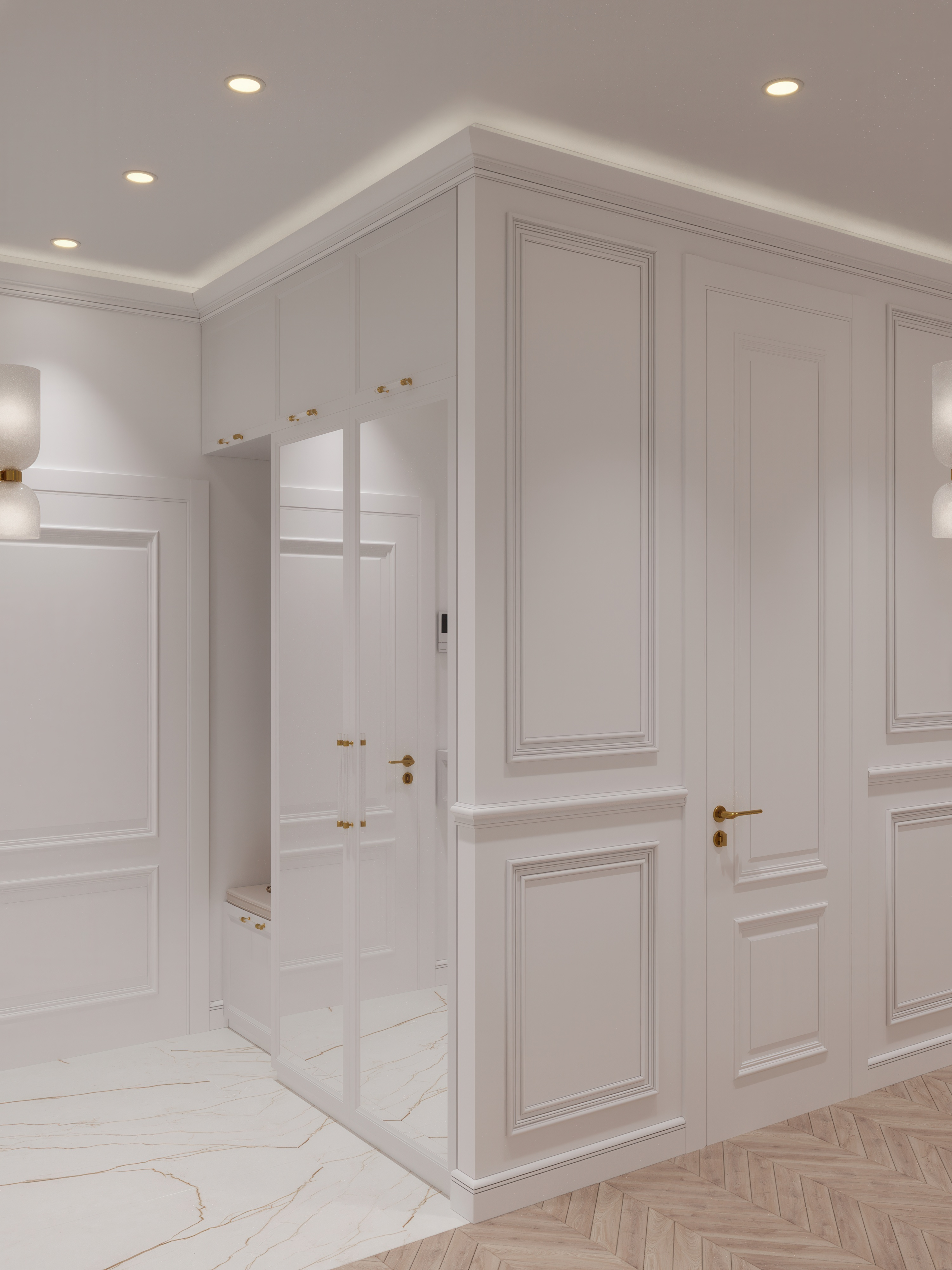 "Белым бело"_ЖК "Резиденция Сколково"_88м2