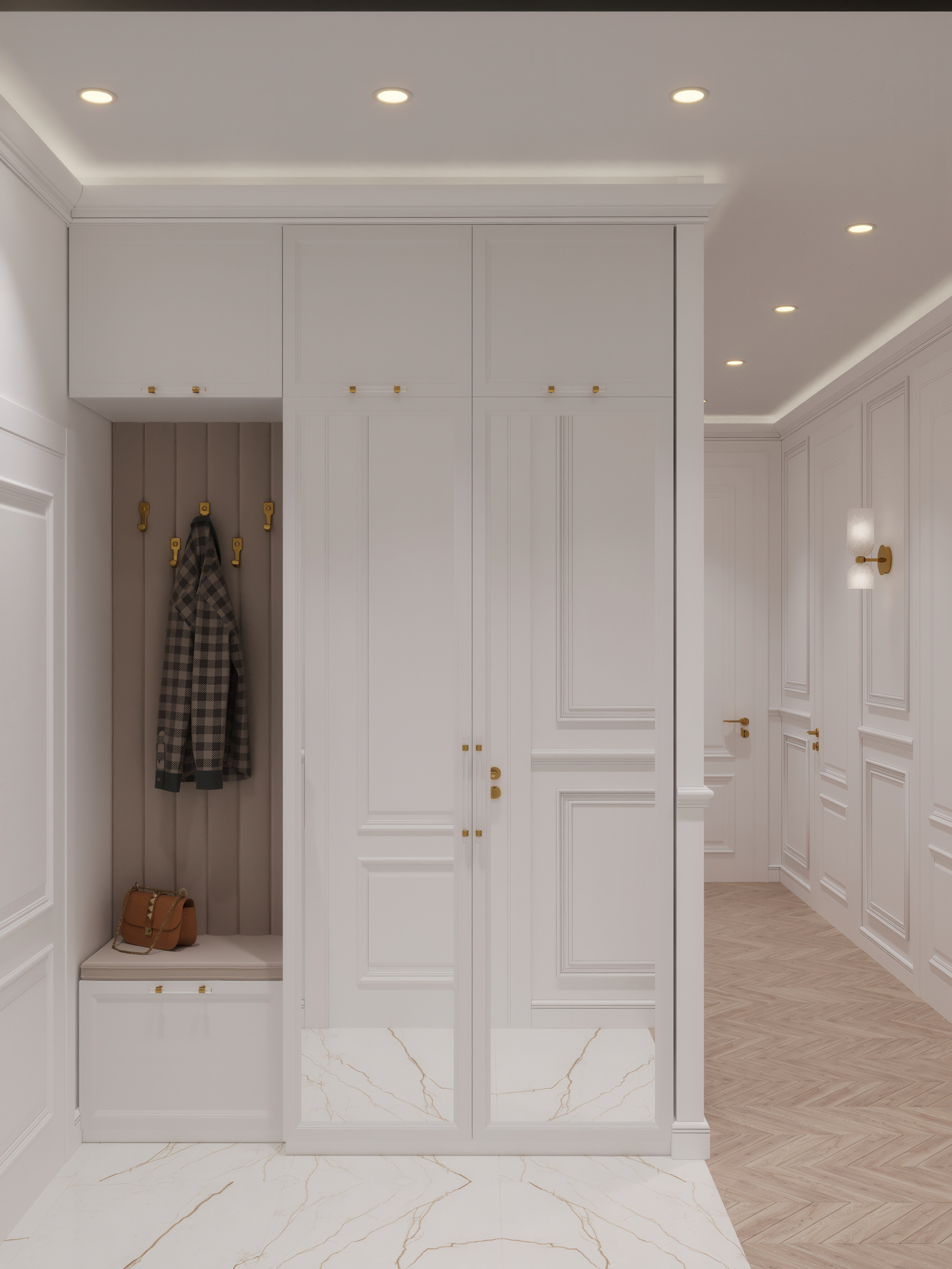 "Белым бело"_ЖК "Резиденция Сколково"_88м2