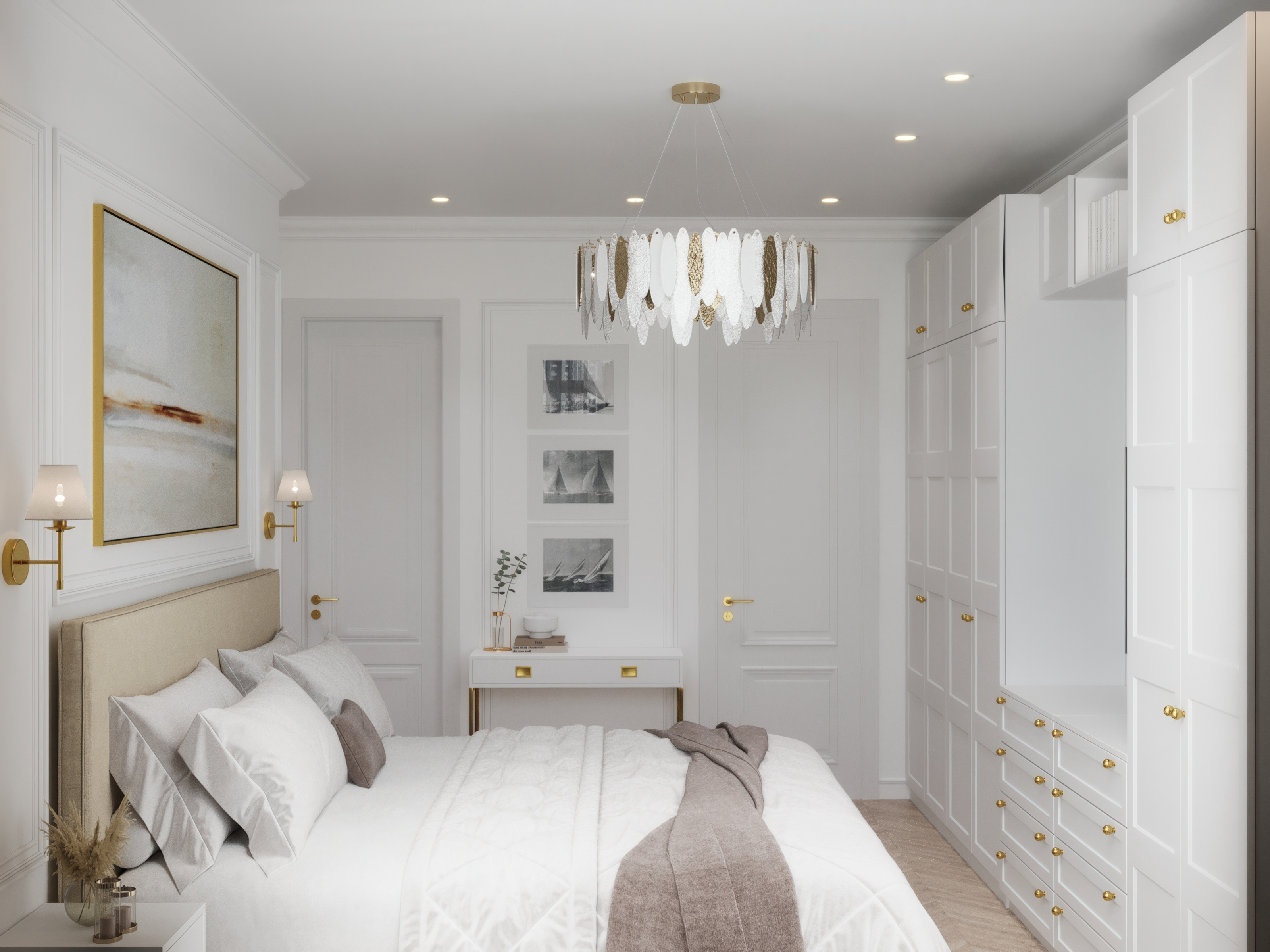 "Белым бело"_ЖК "Резиденция Сколково"_88м2