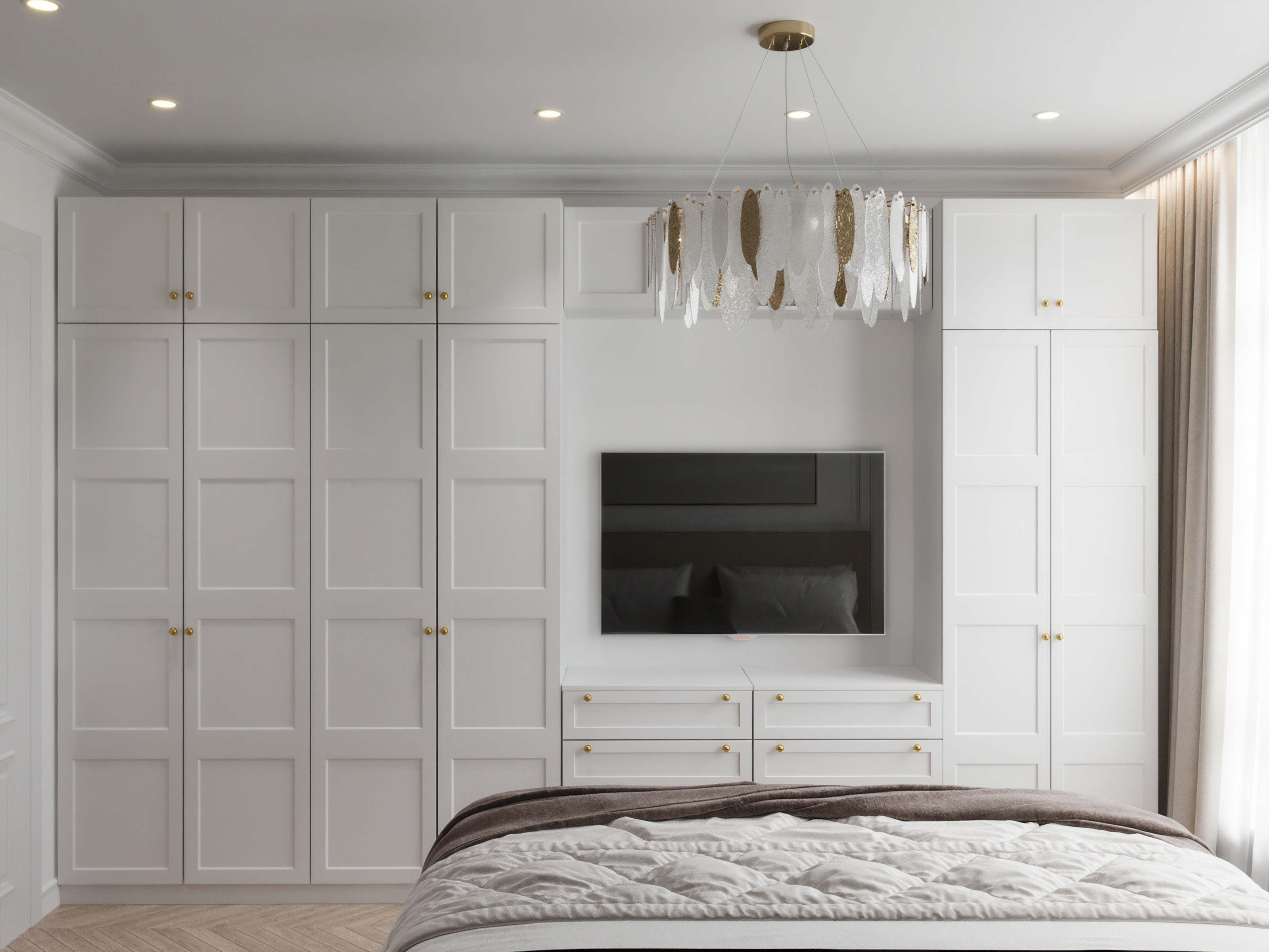 "Белым бело"_ЖК "Резиденция Сколково"_88м2