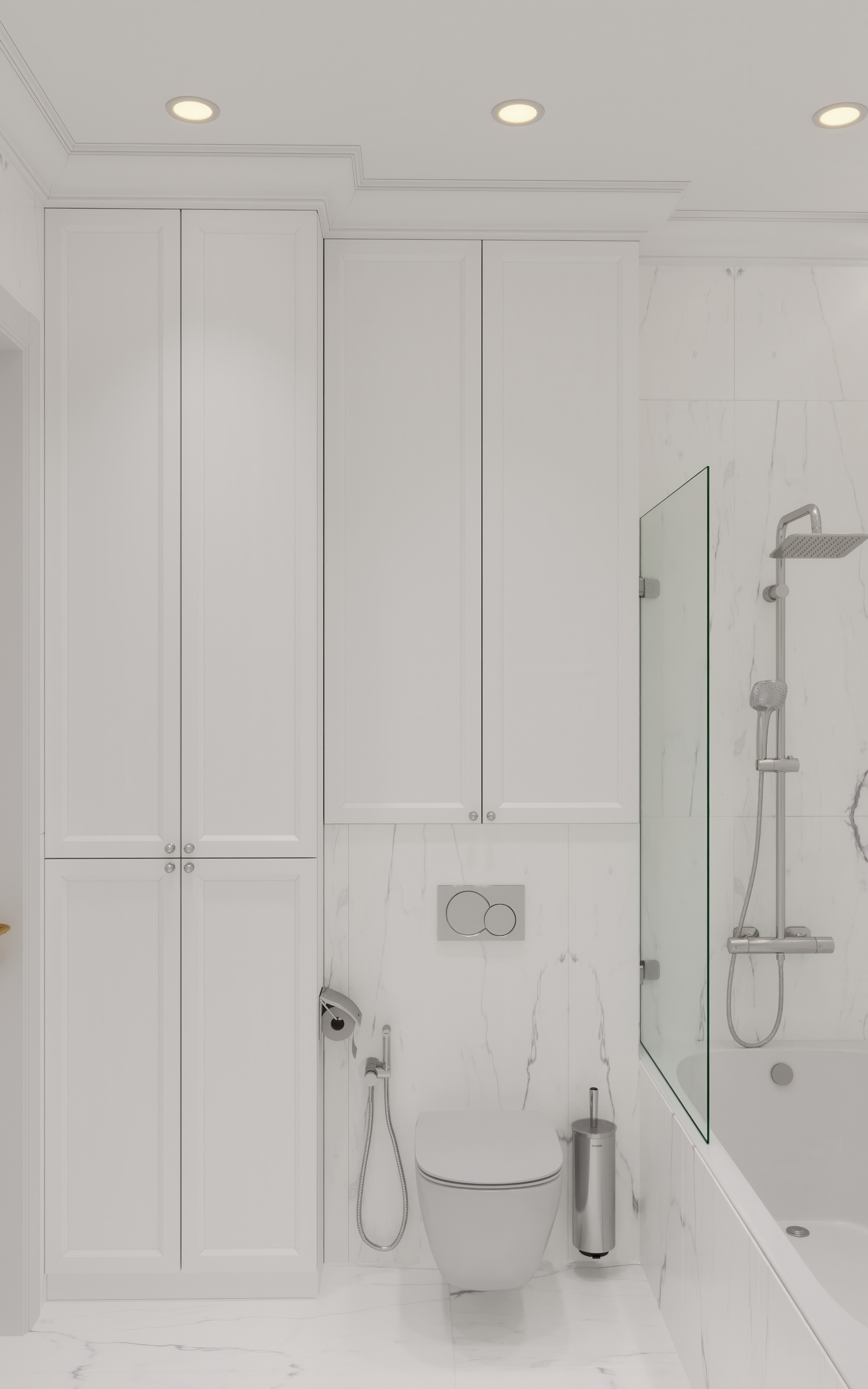 "Белым бело"_ЖК "Резиденция Сколково"_88м2