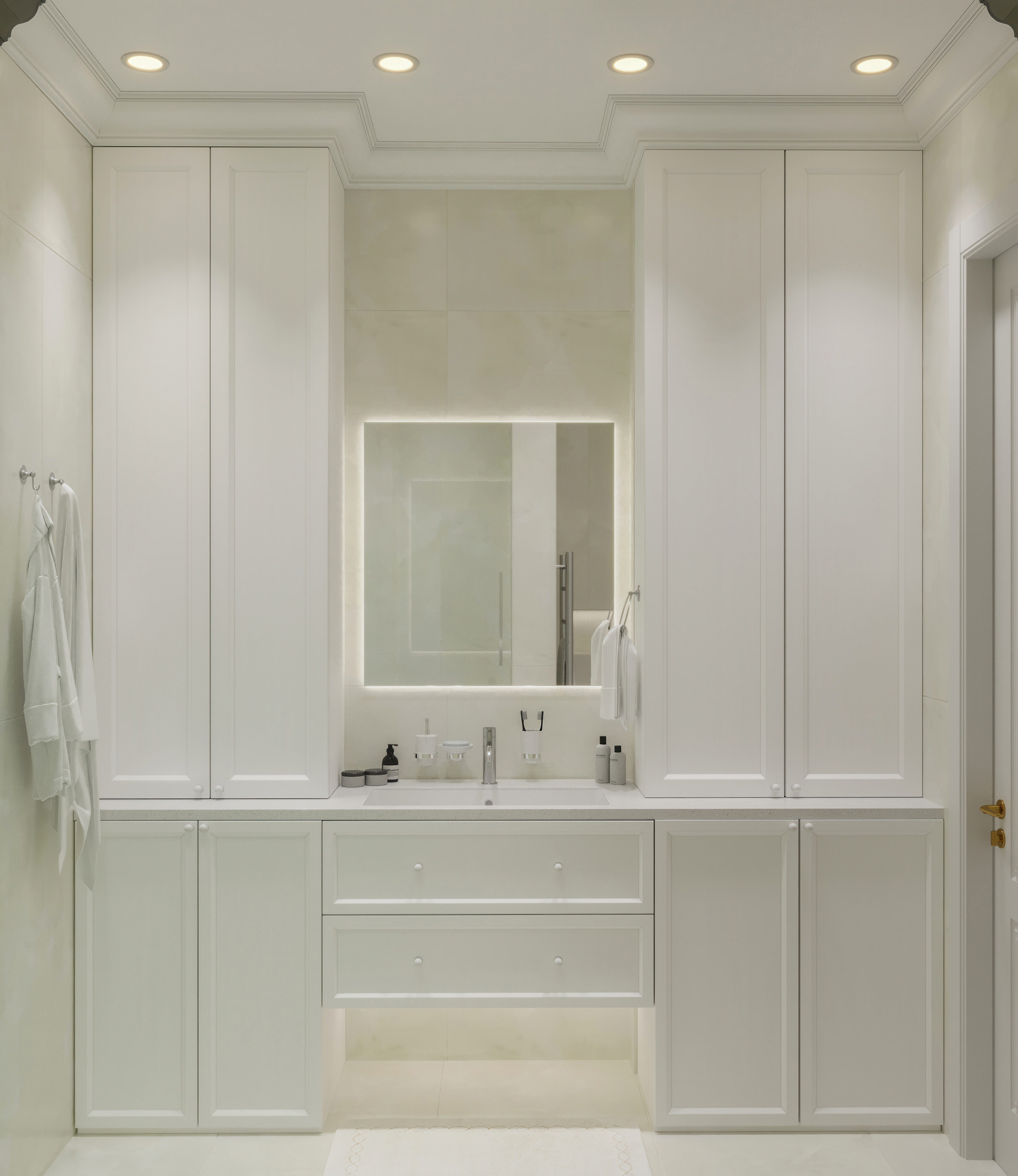 "Белым бело"_ЖК "Резиденция Сколково"_88м2