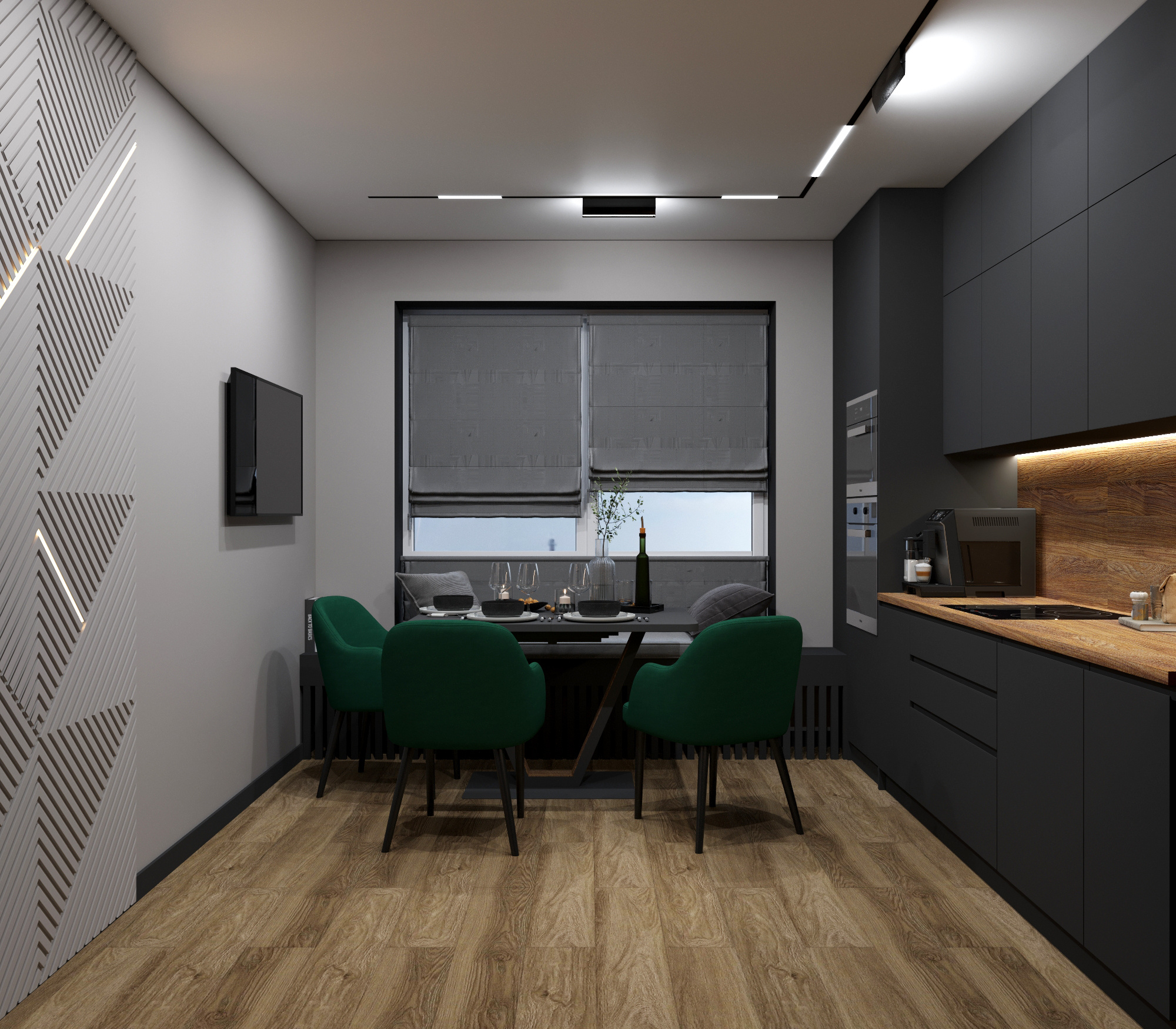 "Любителям кулуарного уюта"_ЖК "Люблинский парк"_58м2