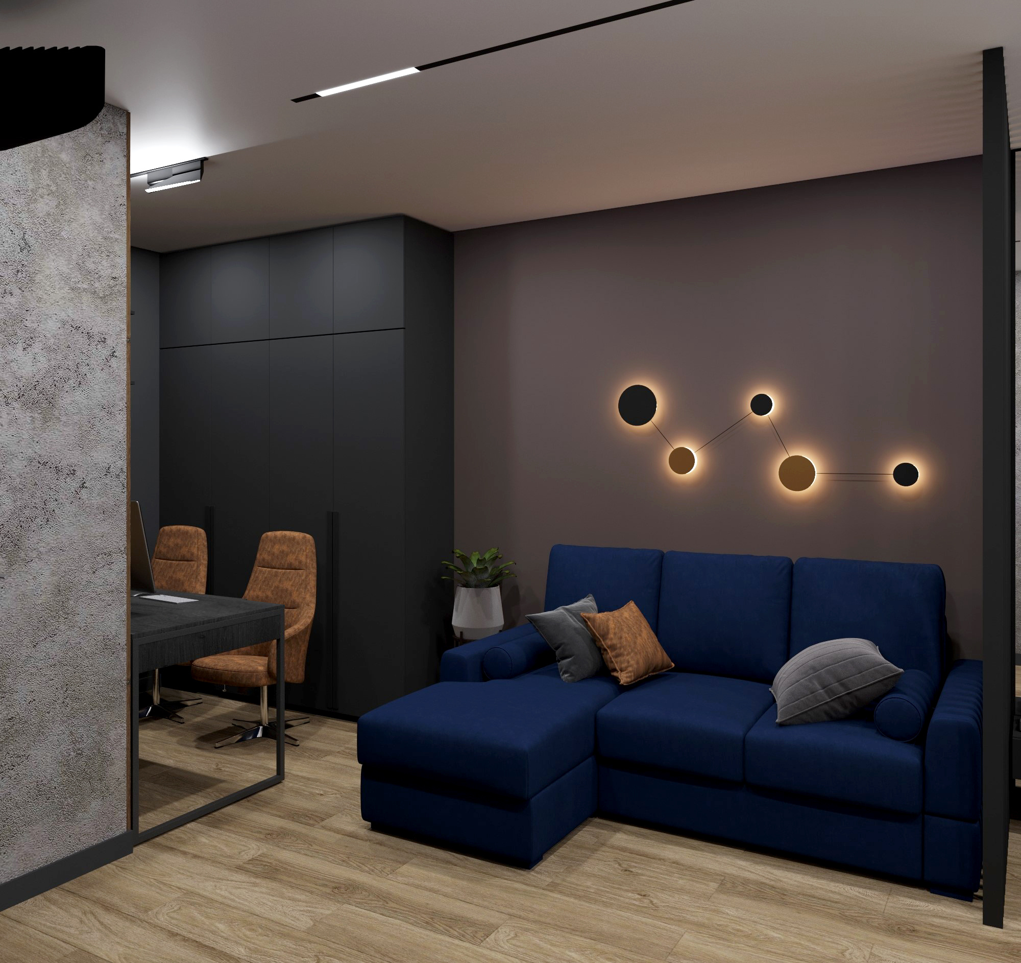 "Любителям кулуарного уюта"_ЖК "Люблинский парк"_58м2