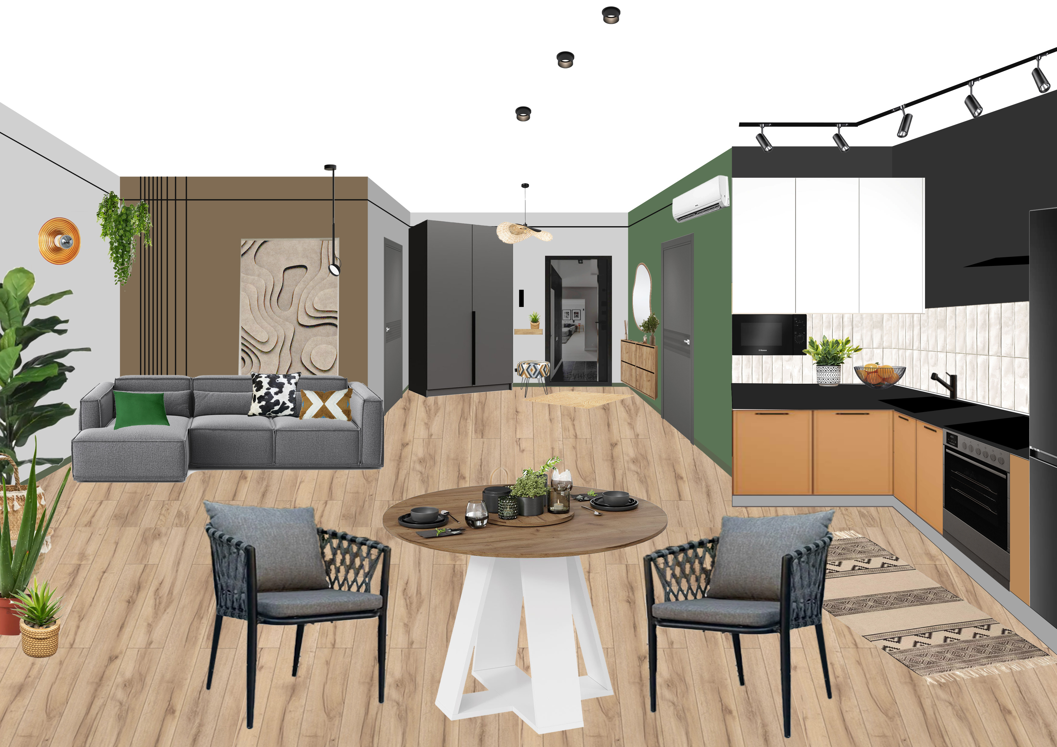 "Современная этника"_ЖК "Лесобережный"_Однушка на продажу