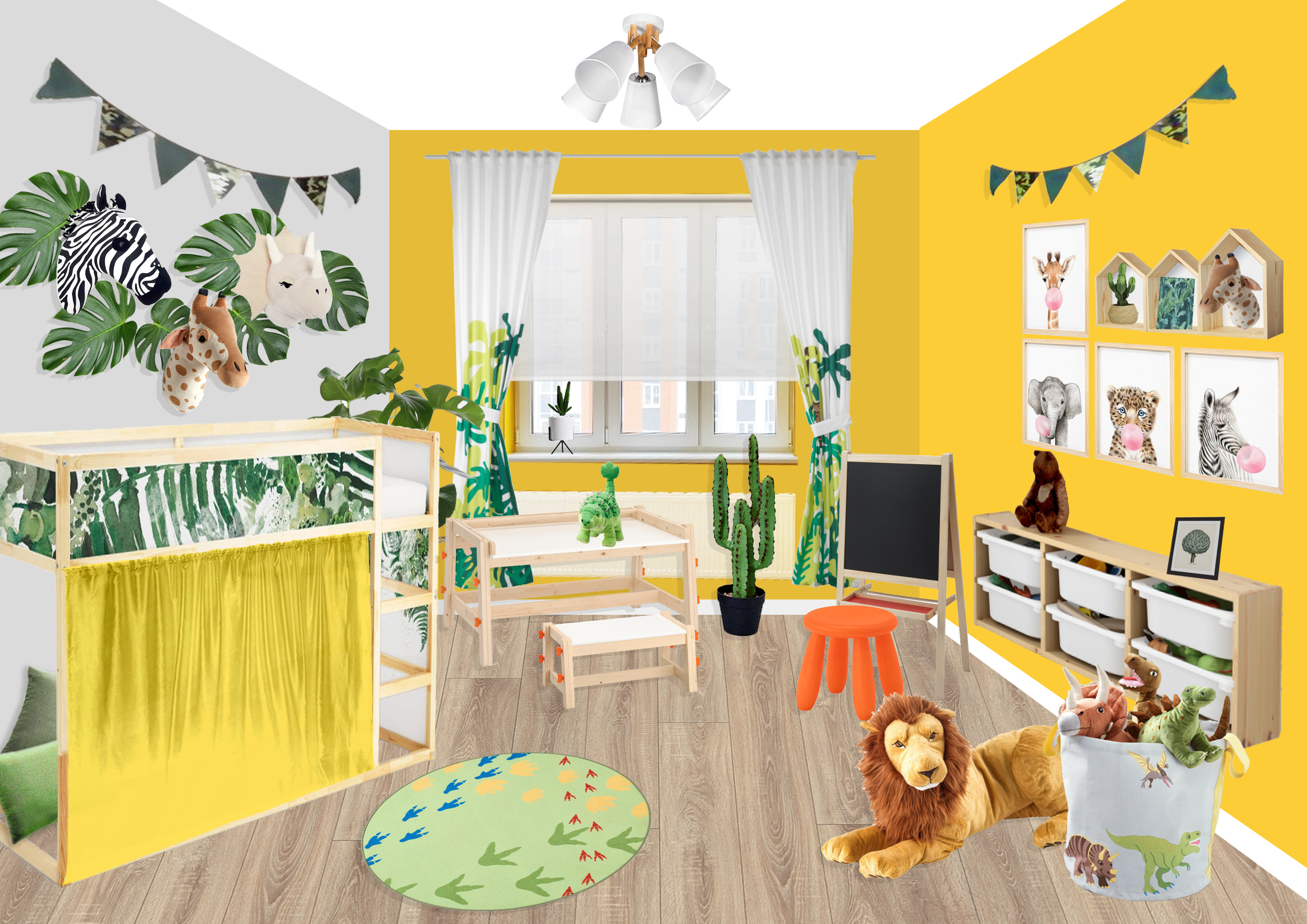 Проект "Без белых стен"_58м2