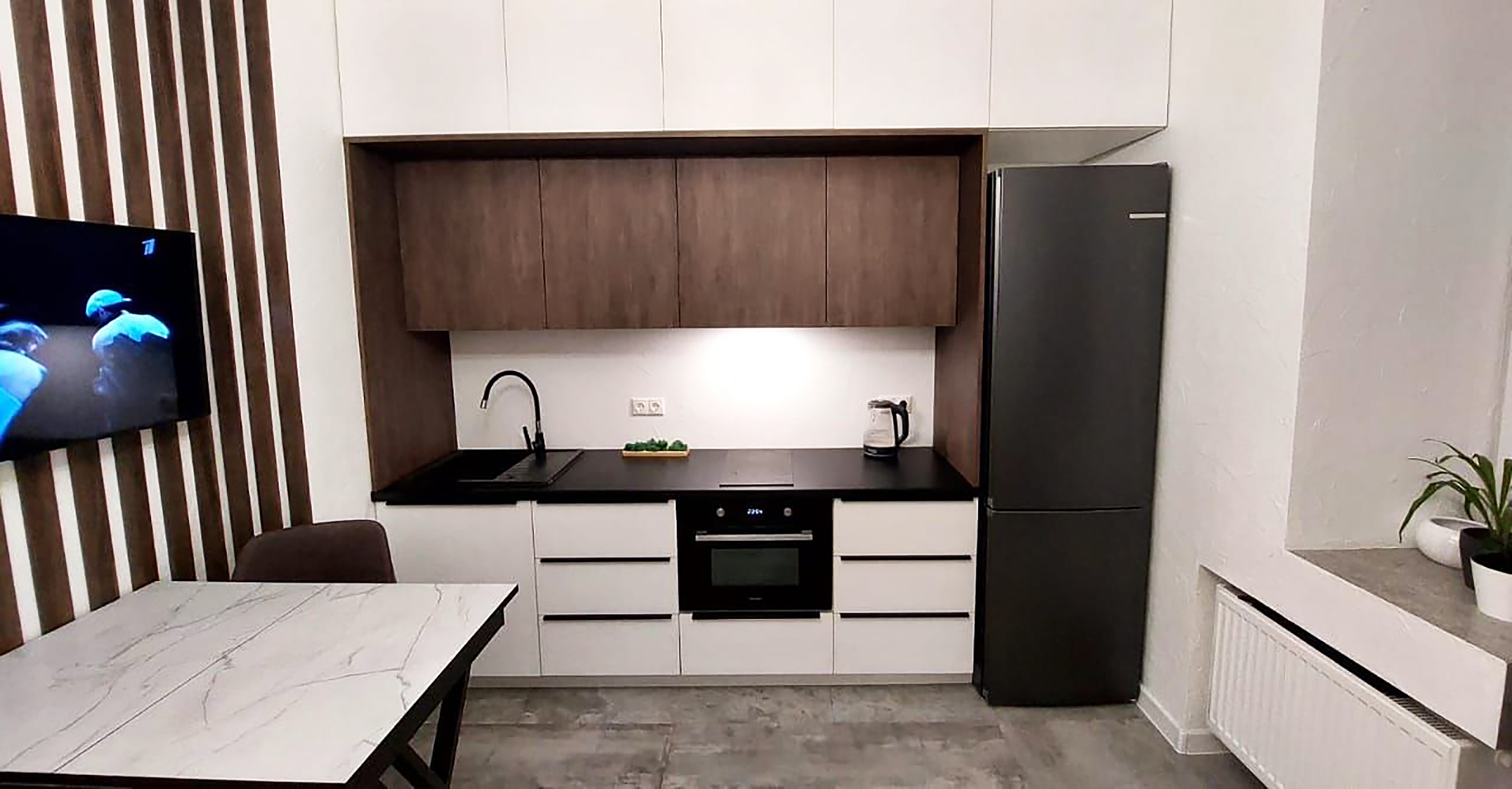 Обложка проекта: Проект кухни в квартире-студии