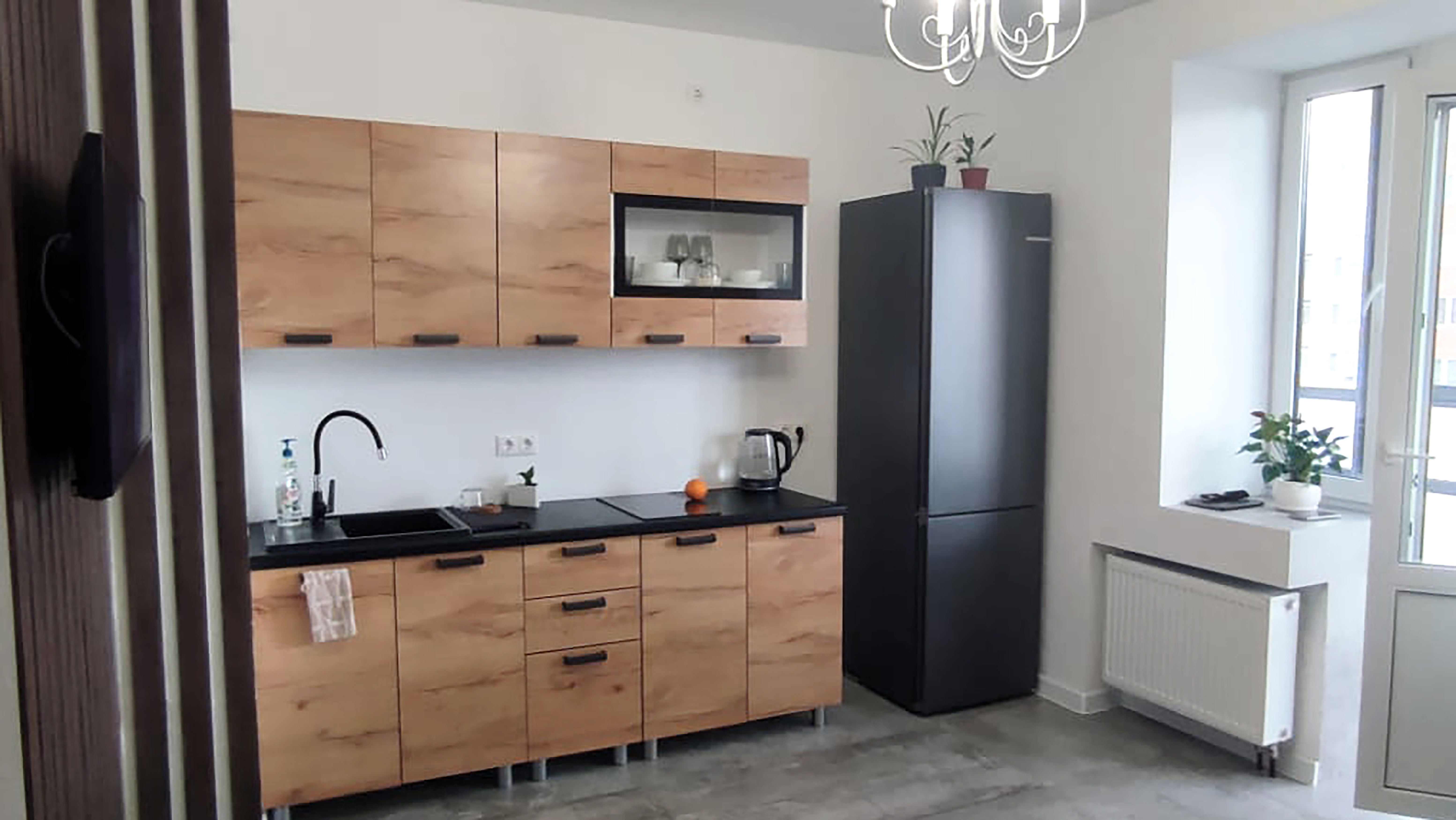 Проект кухни в квартире-студии