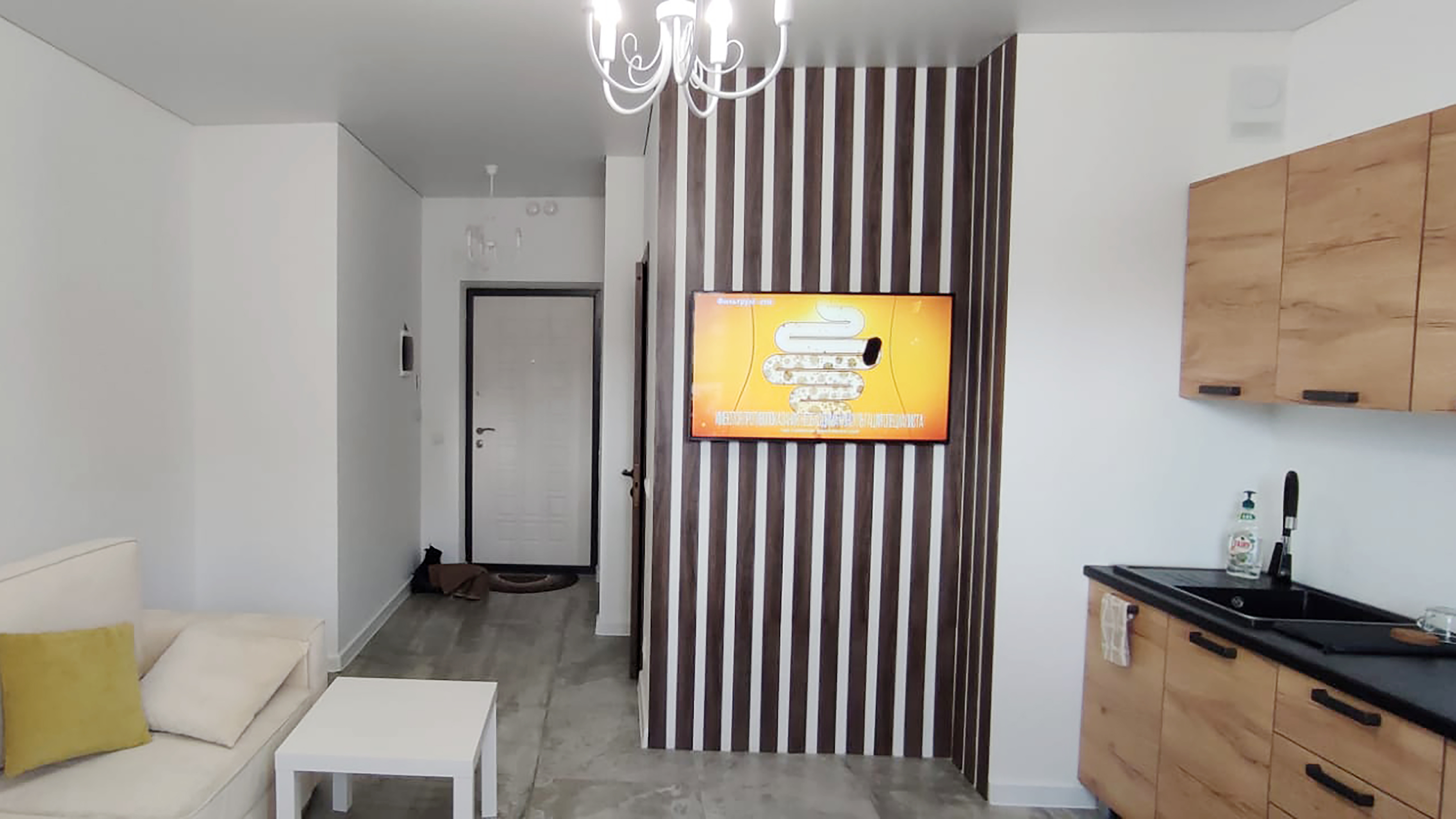 Проект кухни в квартире-студии