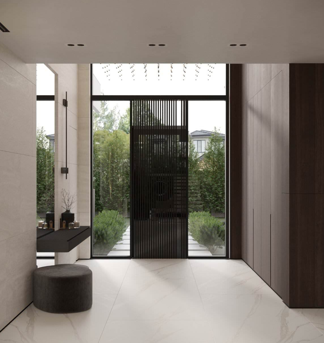 Дизайн интерьера виллы КП Ренессанс парк в Подмосковье