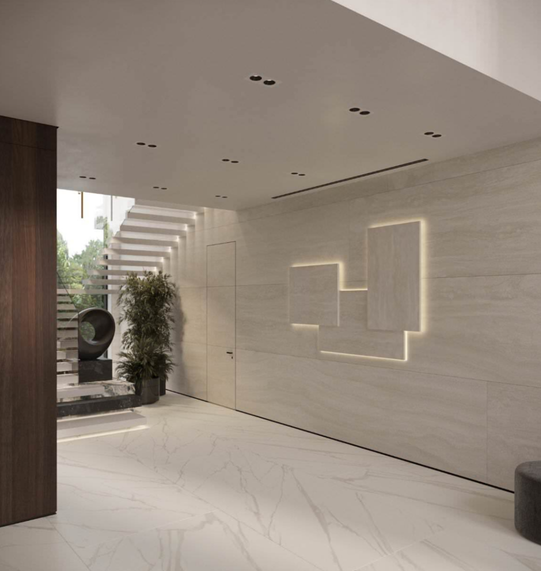 Дизайн интерьера виллы КП Ренессанс парк в Подмосковье