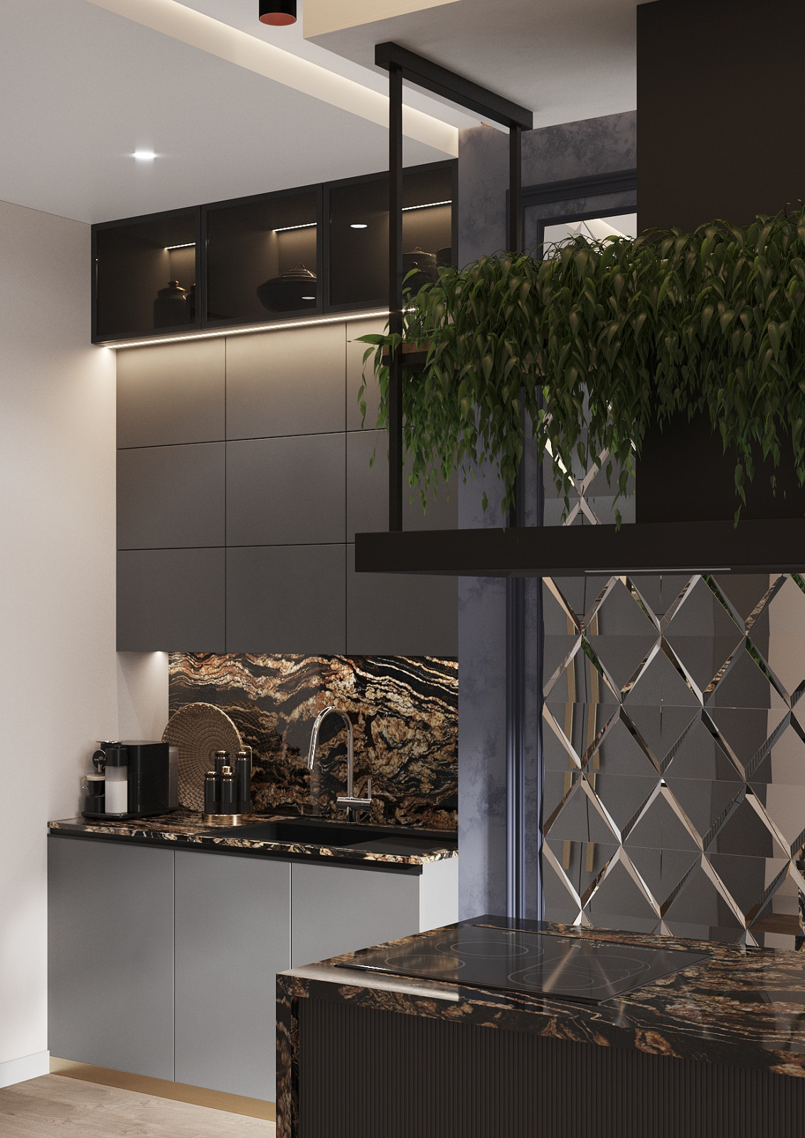 Residential complex Aquamarine, area with a terrace of 147.9 sq. m.