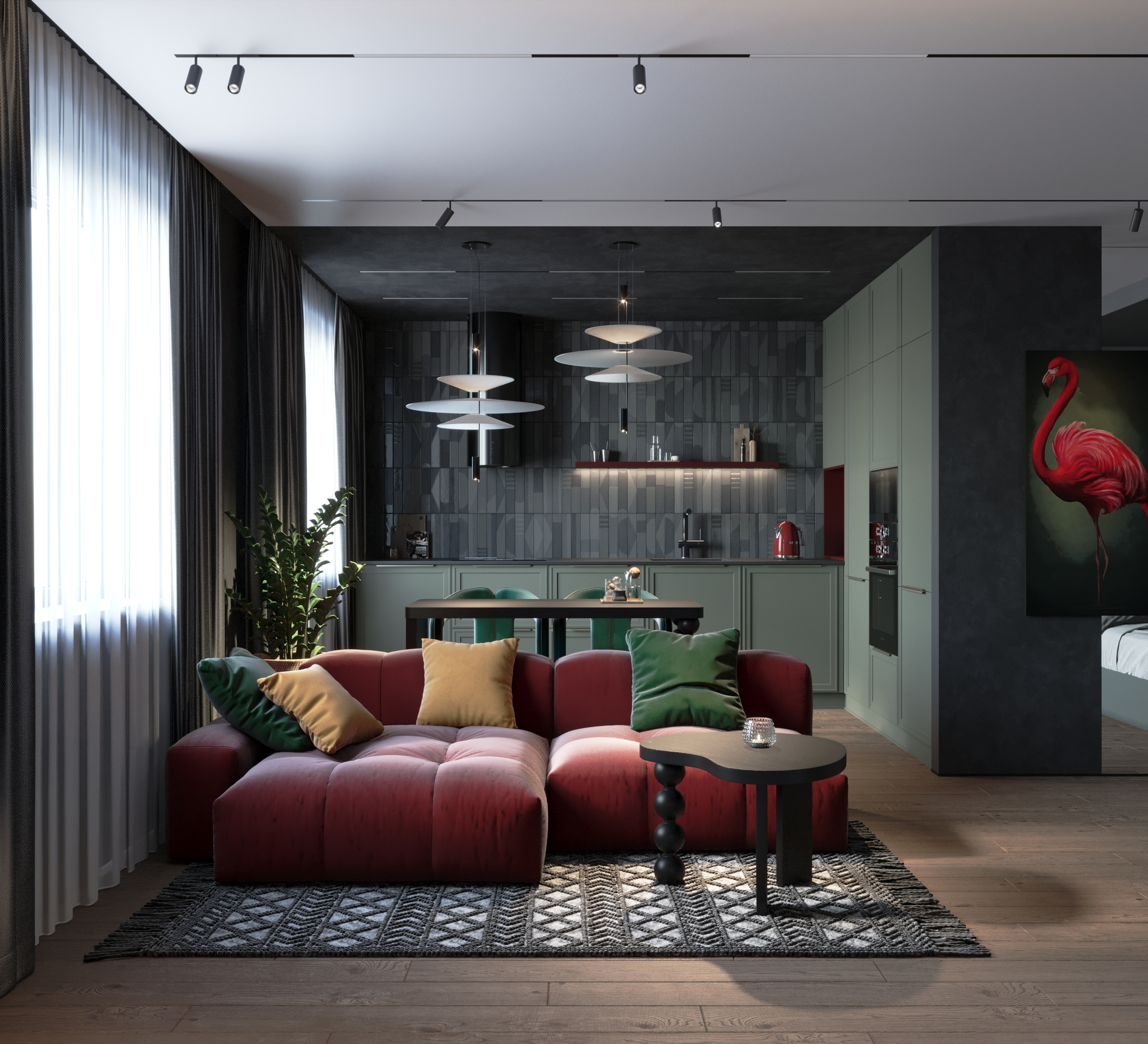 Обложка проекта: Проект небольшой квартиры-студии