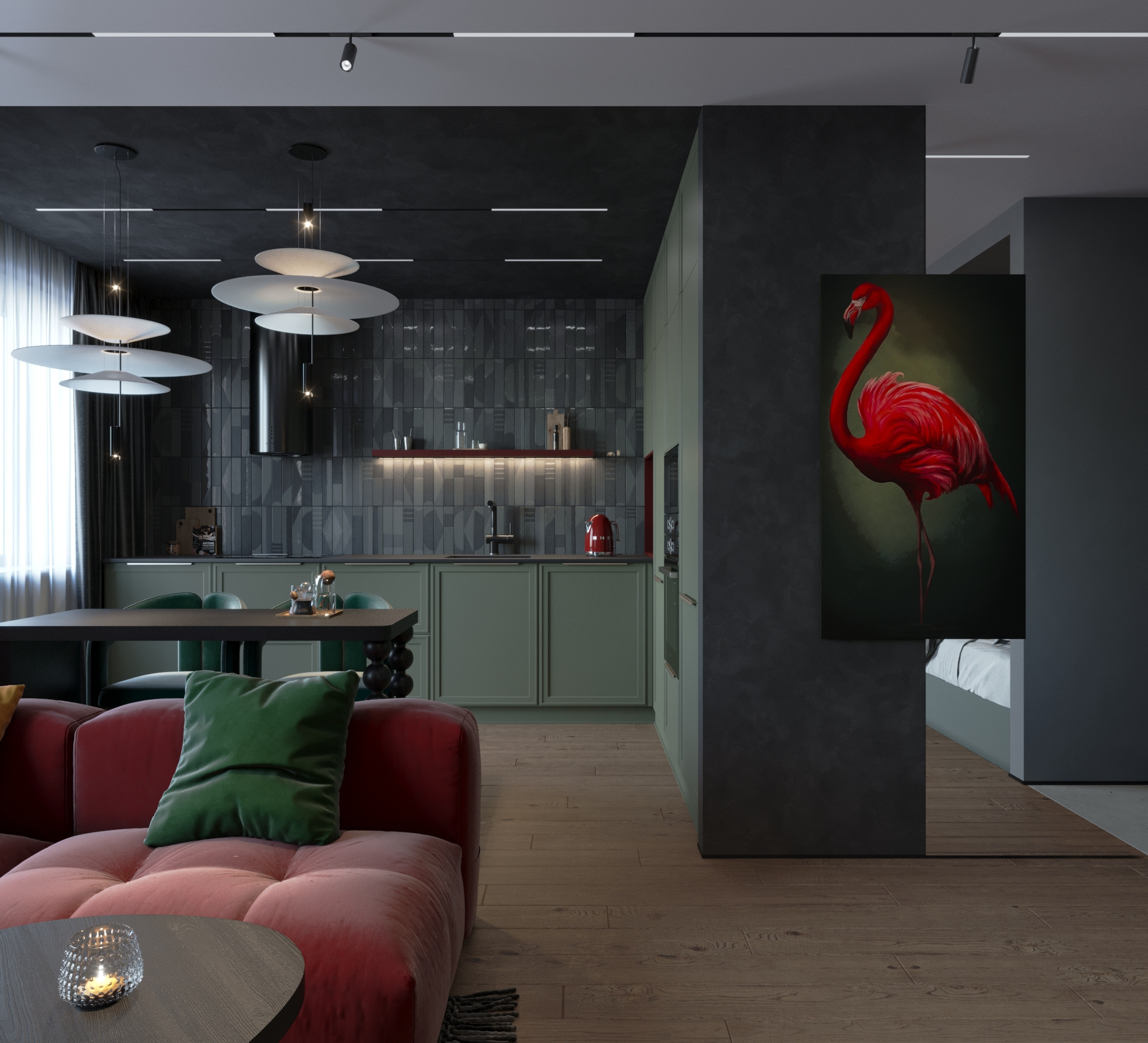 Проект  квартиры-студии