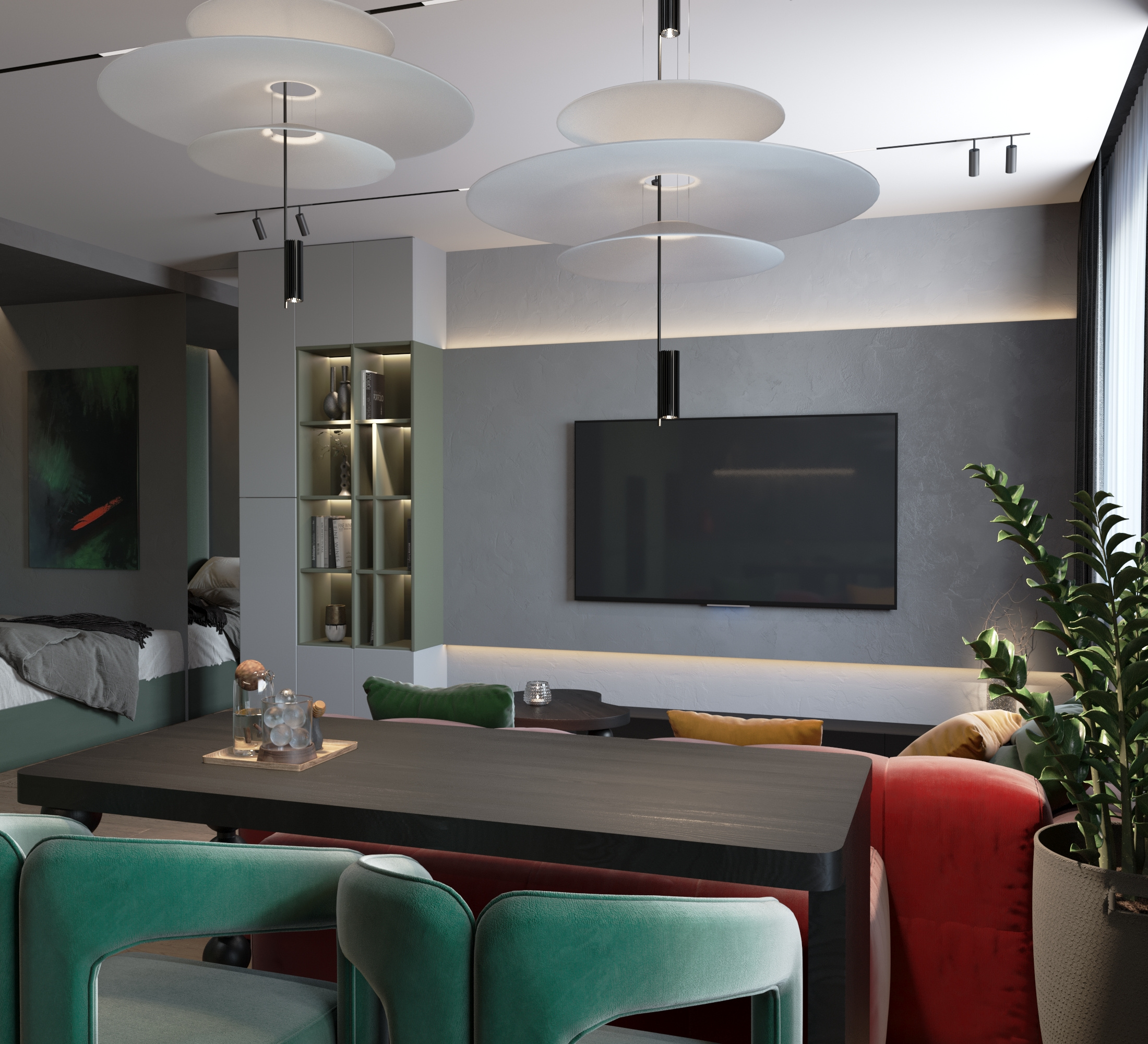 Проект  квартиры-студии