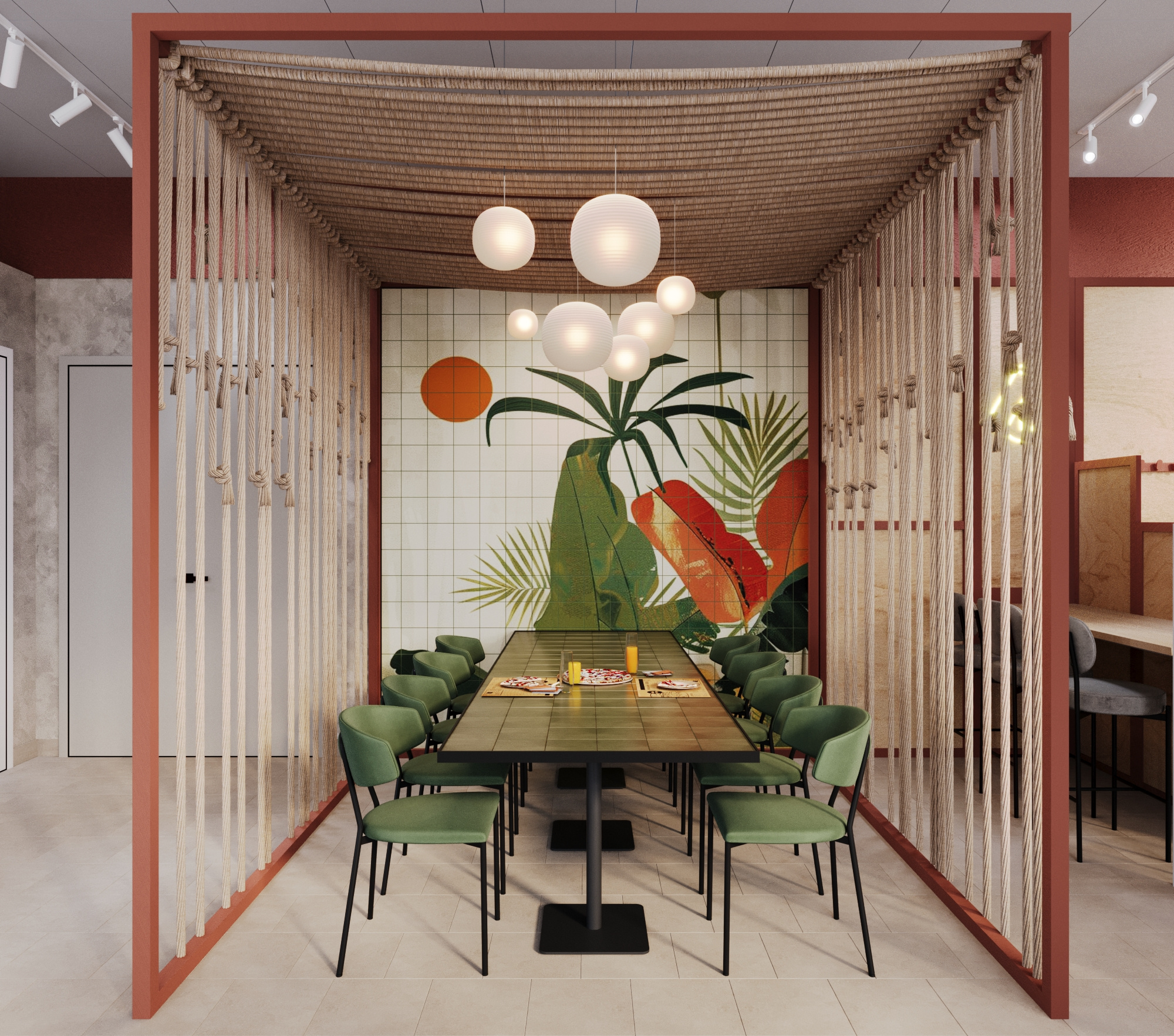 Проект паназиатского кафе