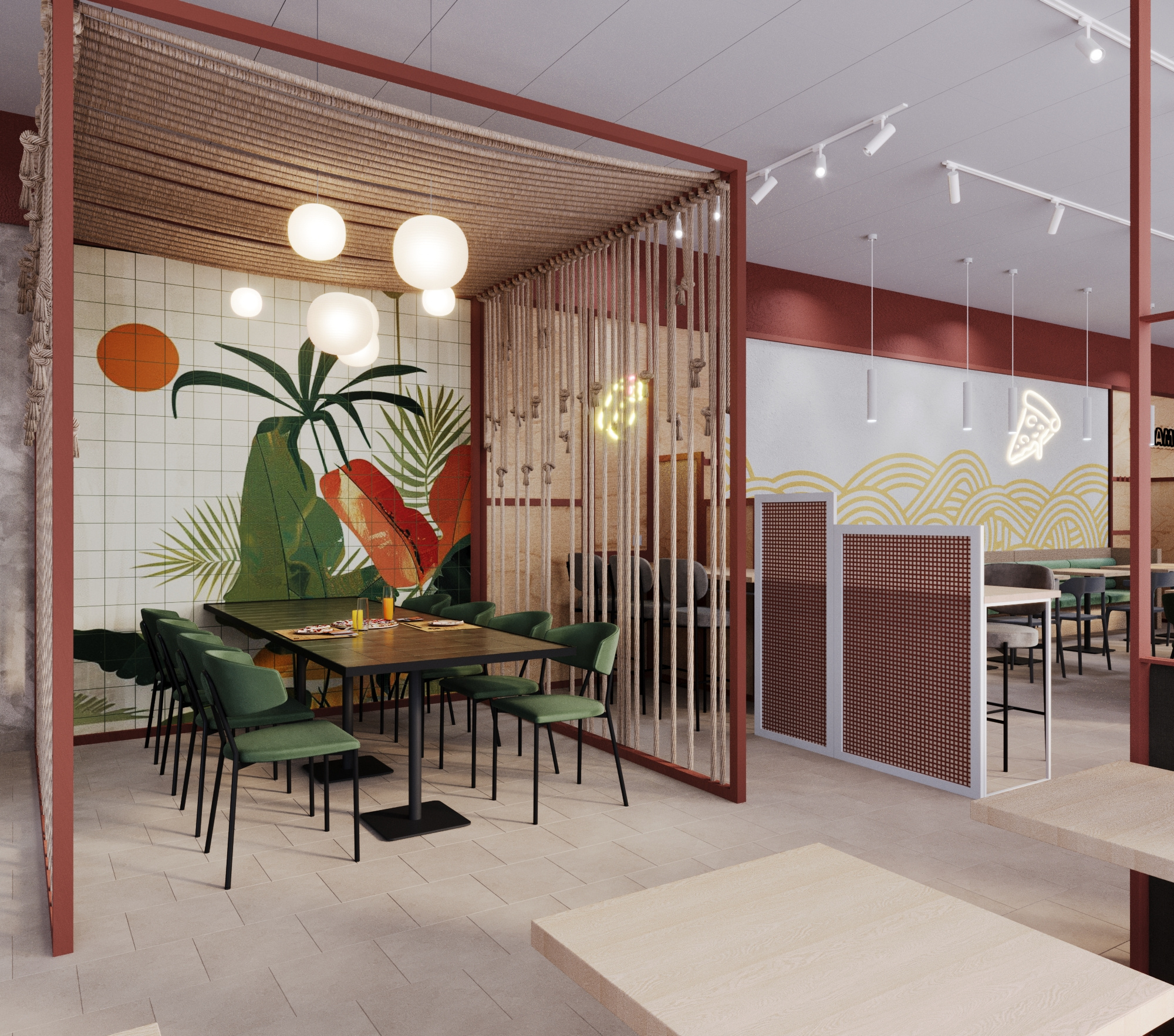 Проект паназиатского кафе