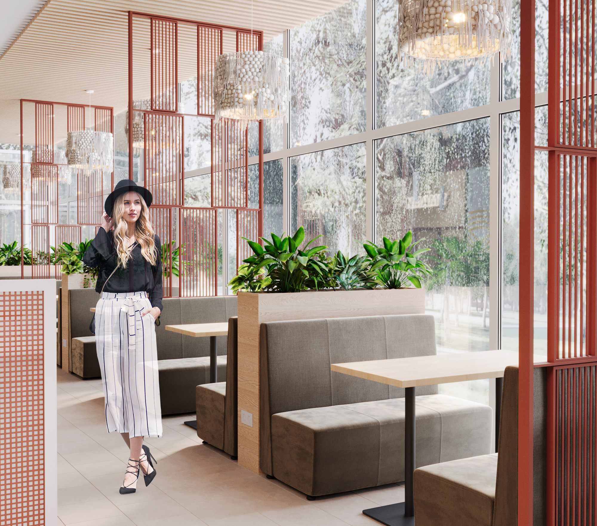 Проект паназиатского кафе