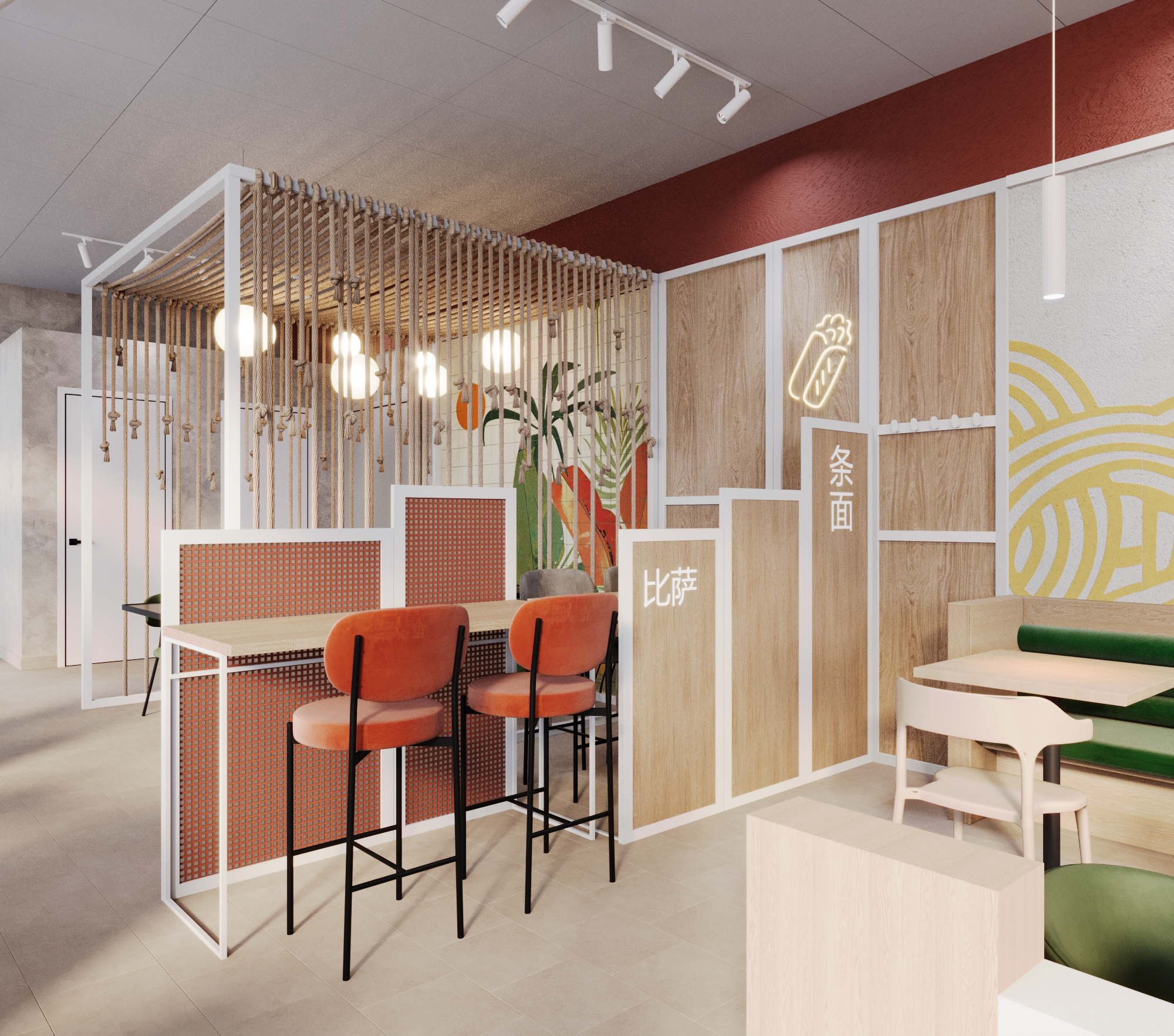 Проект паназиатского кафе