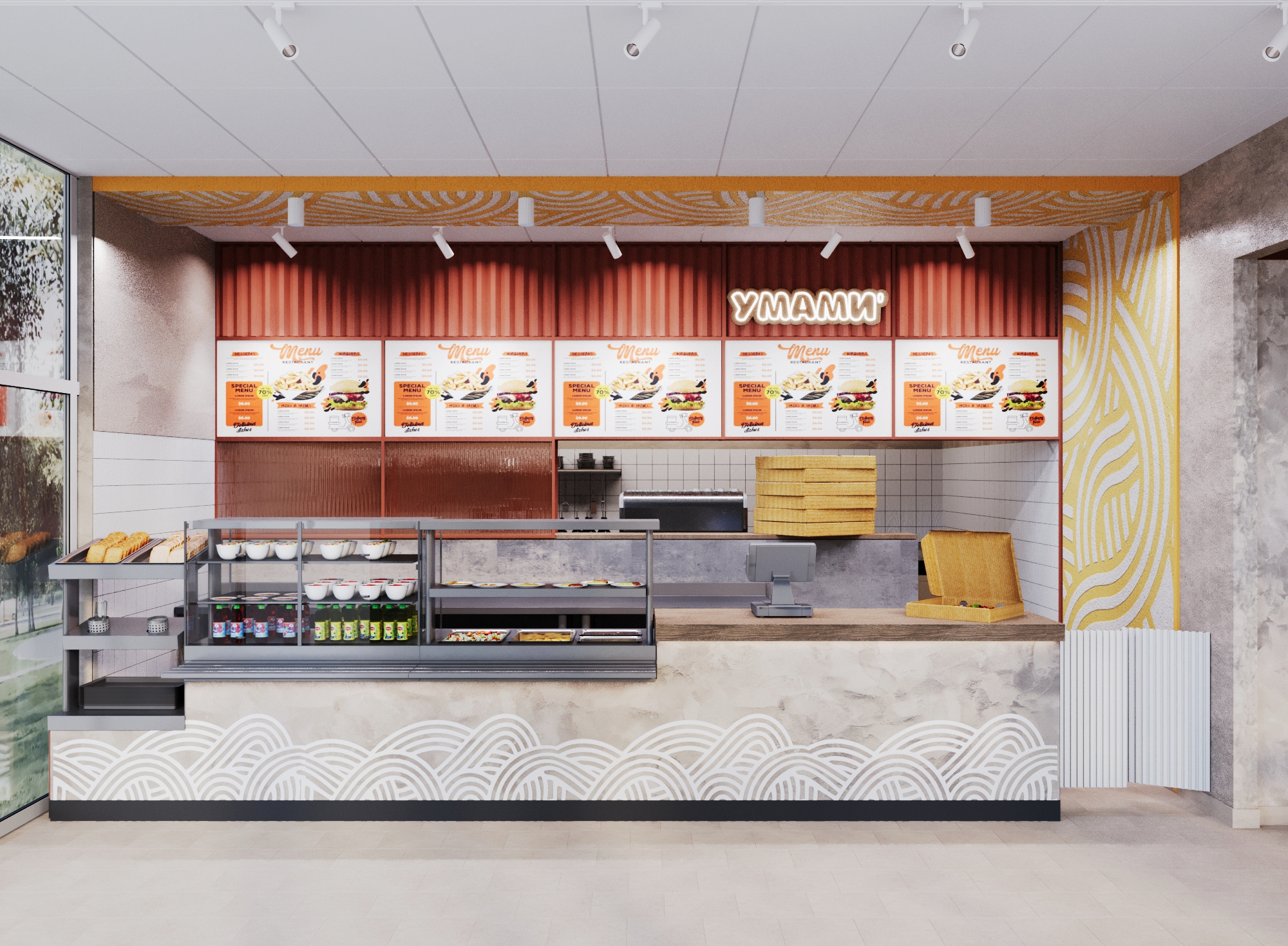 Проект паназиатского кафе