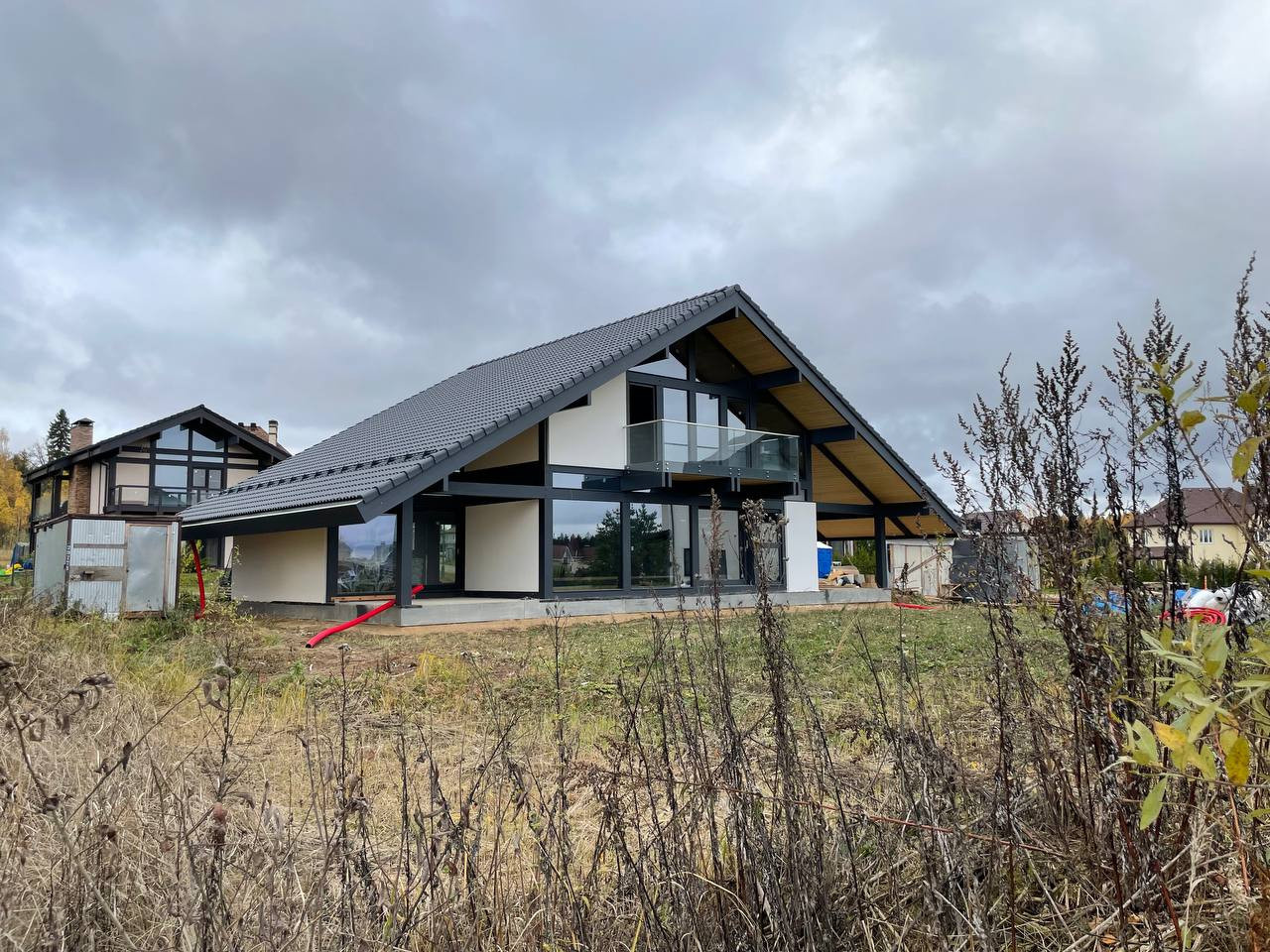 Обложка проекта: Классический фахверк по проекту Монтего-Бей 250м²