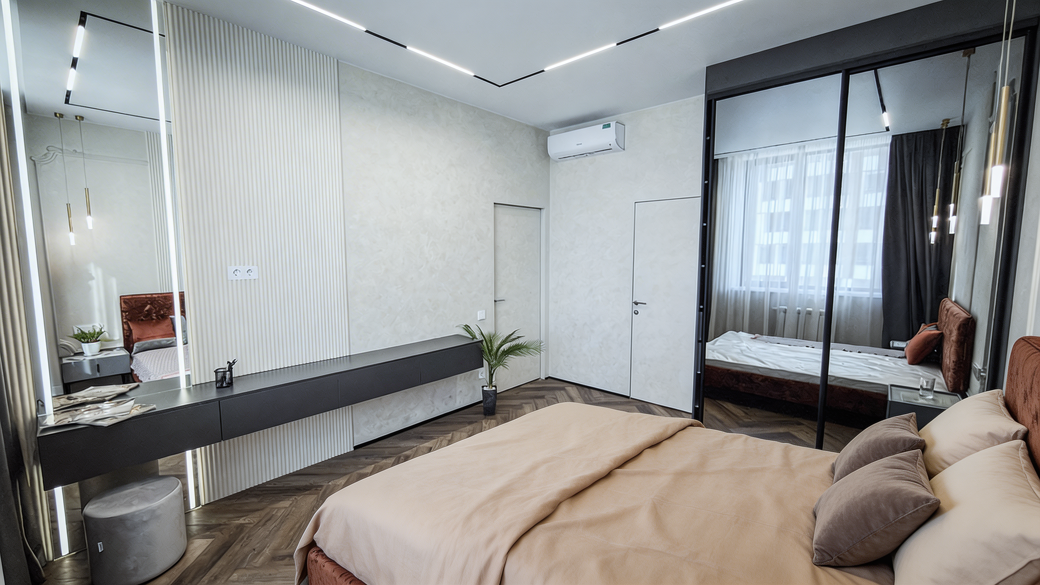 Ремонт и комплектация квартиры 70 м² в ЖК «Хэдлайнер»
