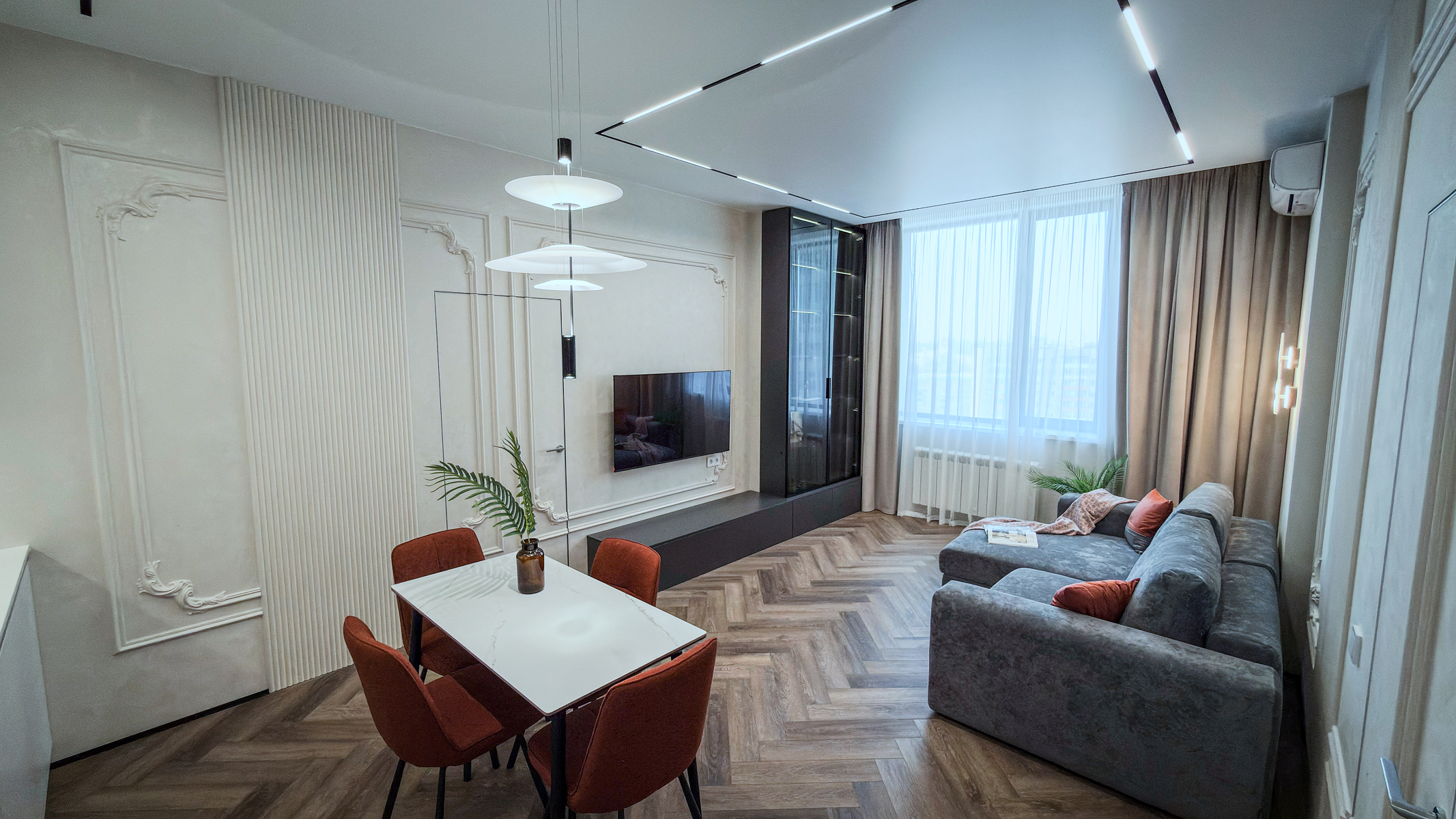 Ремонт и комплектация квартиры 70 м² в ЖК «Хэдлайнер»