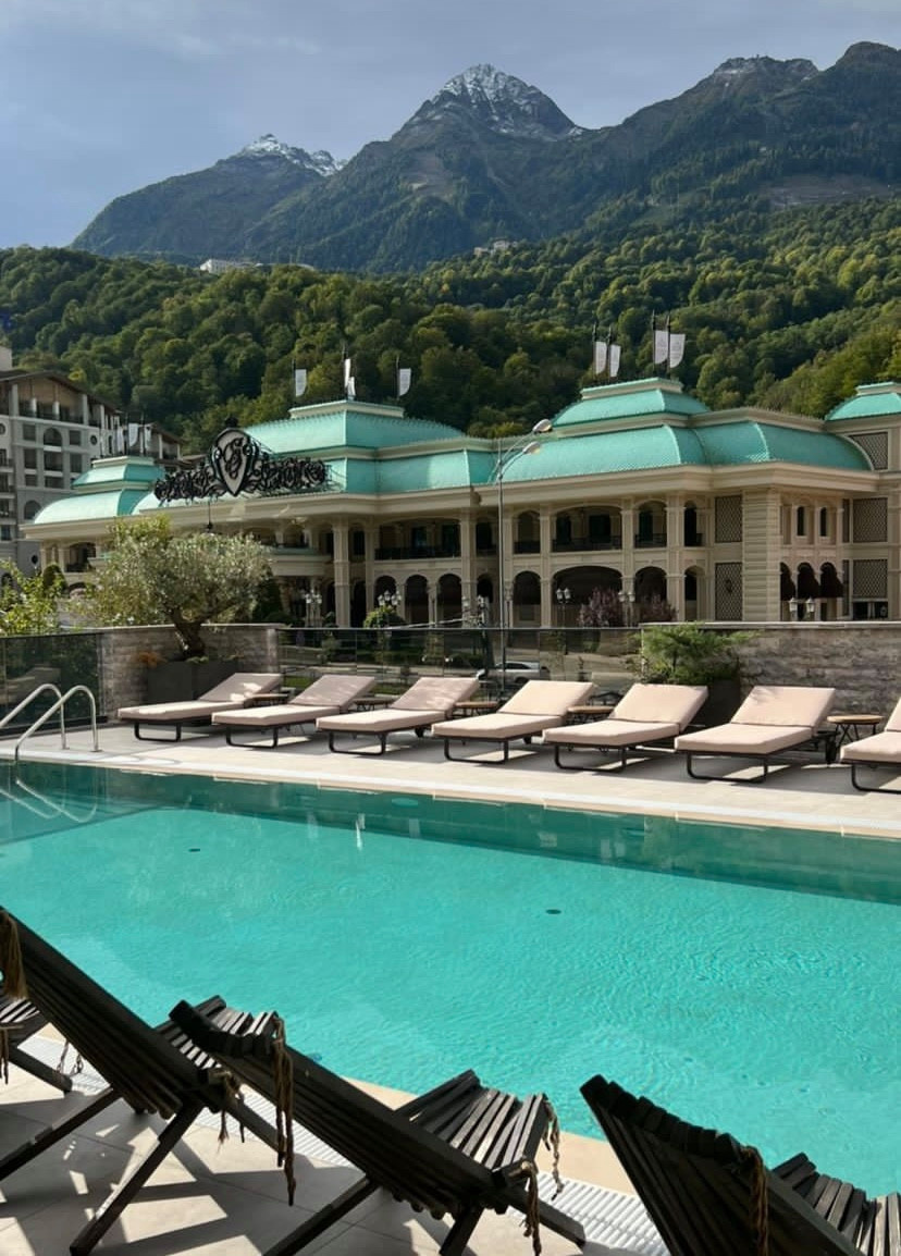 Обложка проекта: Обустройство зоны у бассейна,отель Country hills resort, г.Сочи