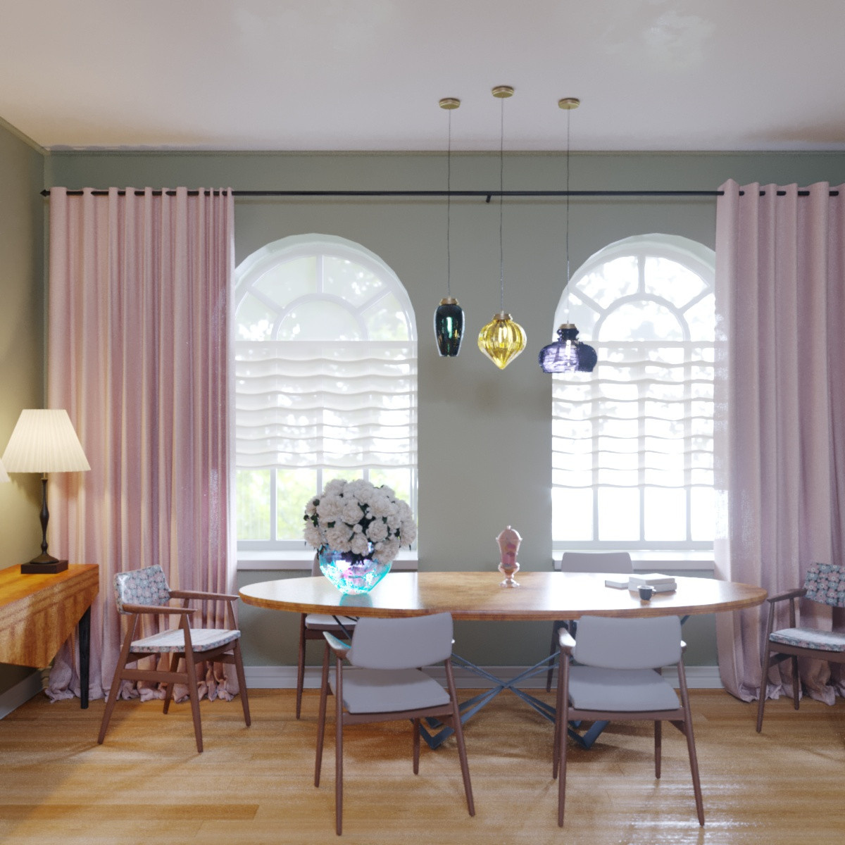 Dining-kitchen area