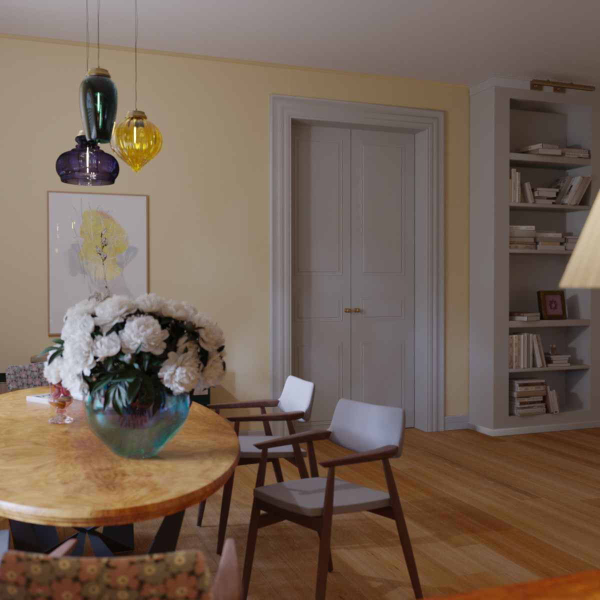 Dining-kitchen area