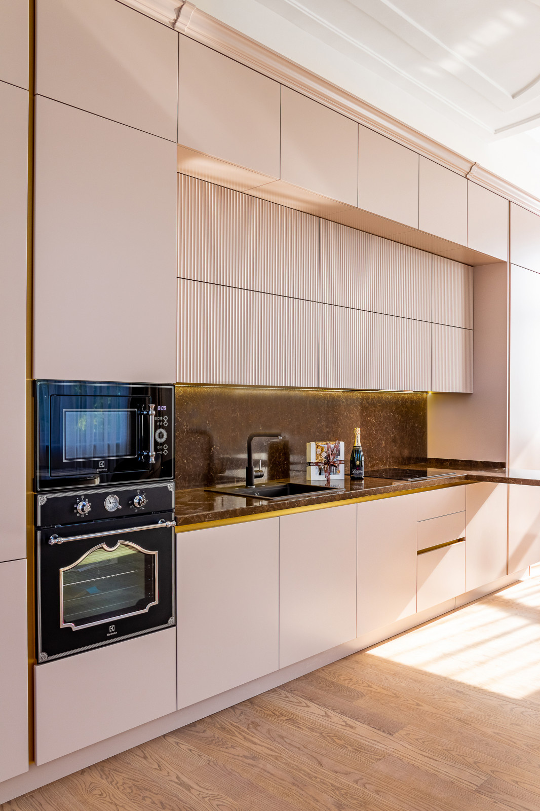 АК Grand Royal Residences. Съемка кухни-гостиной для МК ITALIKA