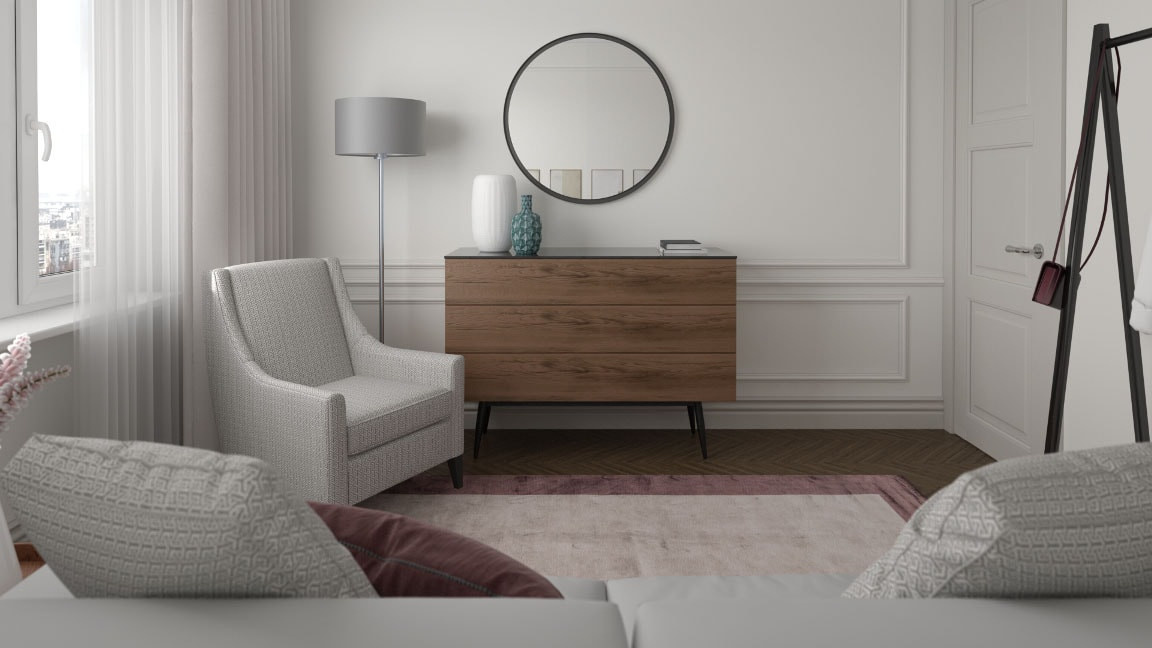 ЖК Октябрьское Поле, 3 комнаты, 60 м²