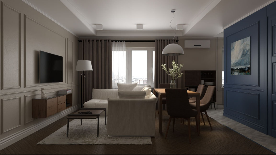 ЖК Октябрьское Поле, 3 комнаты, 60 м²