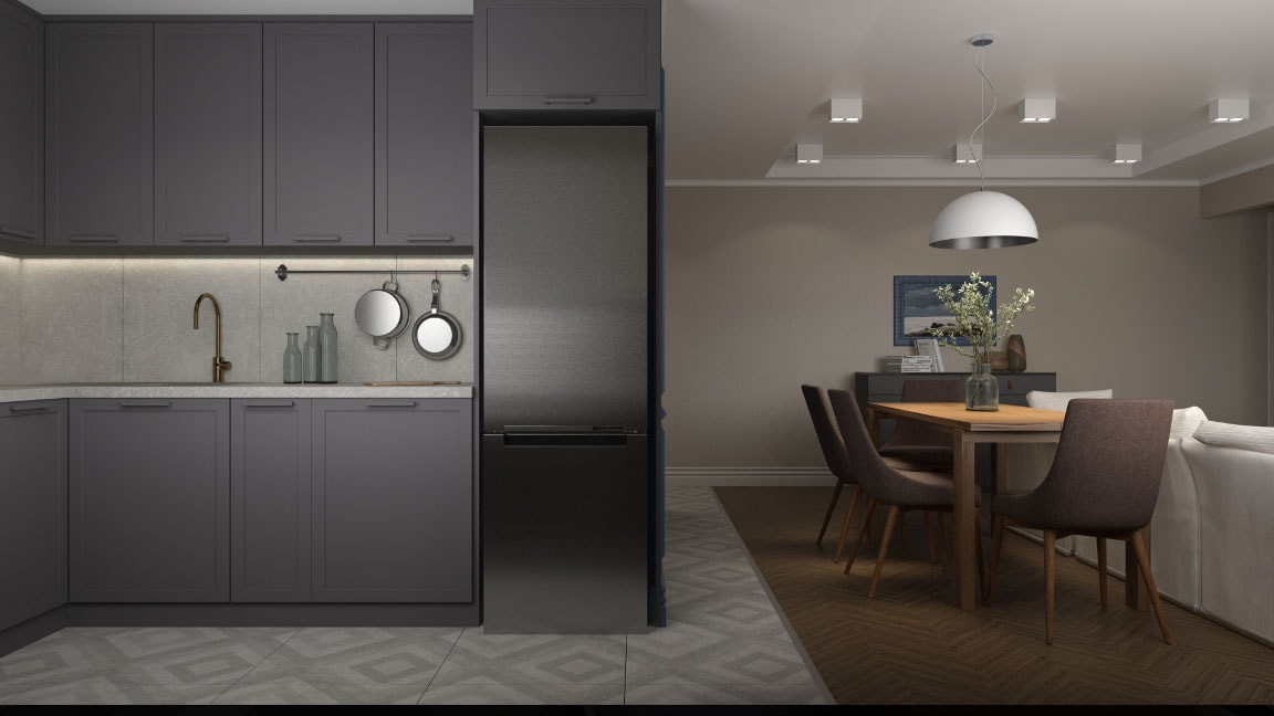 ЖК Октябрьское Поле, 3 комнаты, 60 м²